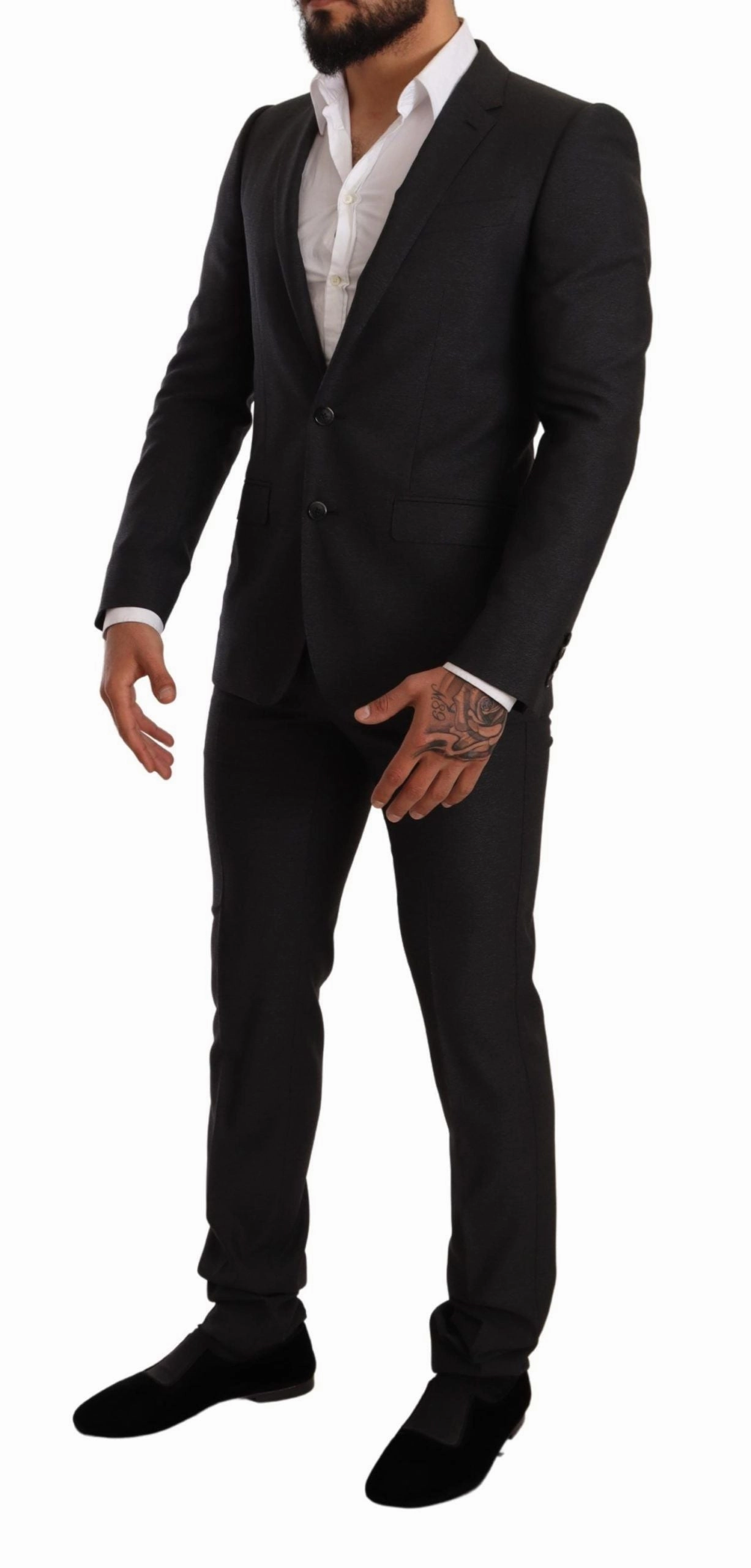 Dolce & Gabbana Elegant Martini Wool Men's Suit