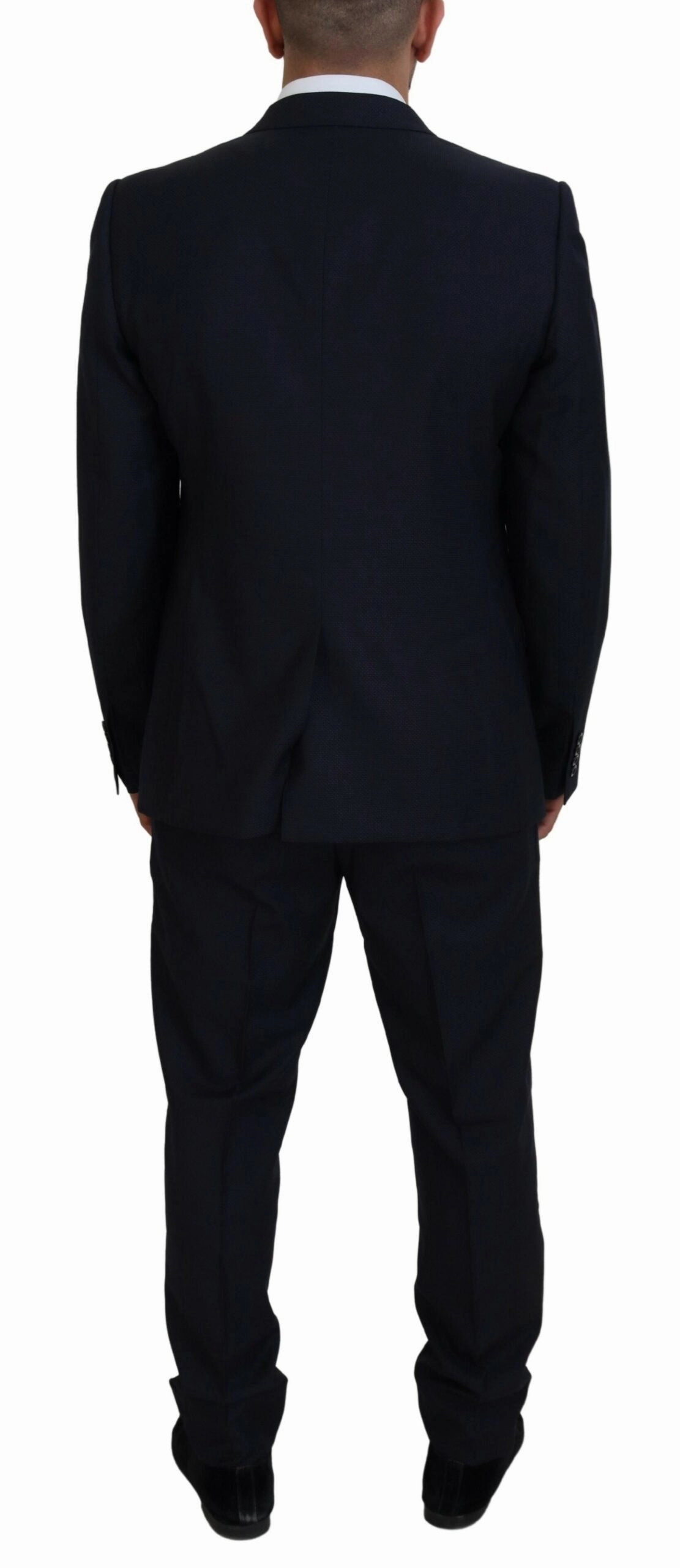 Dolce & Gabbana Elegant Martini Wool-Silk Blend Men's Suit