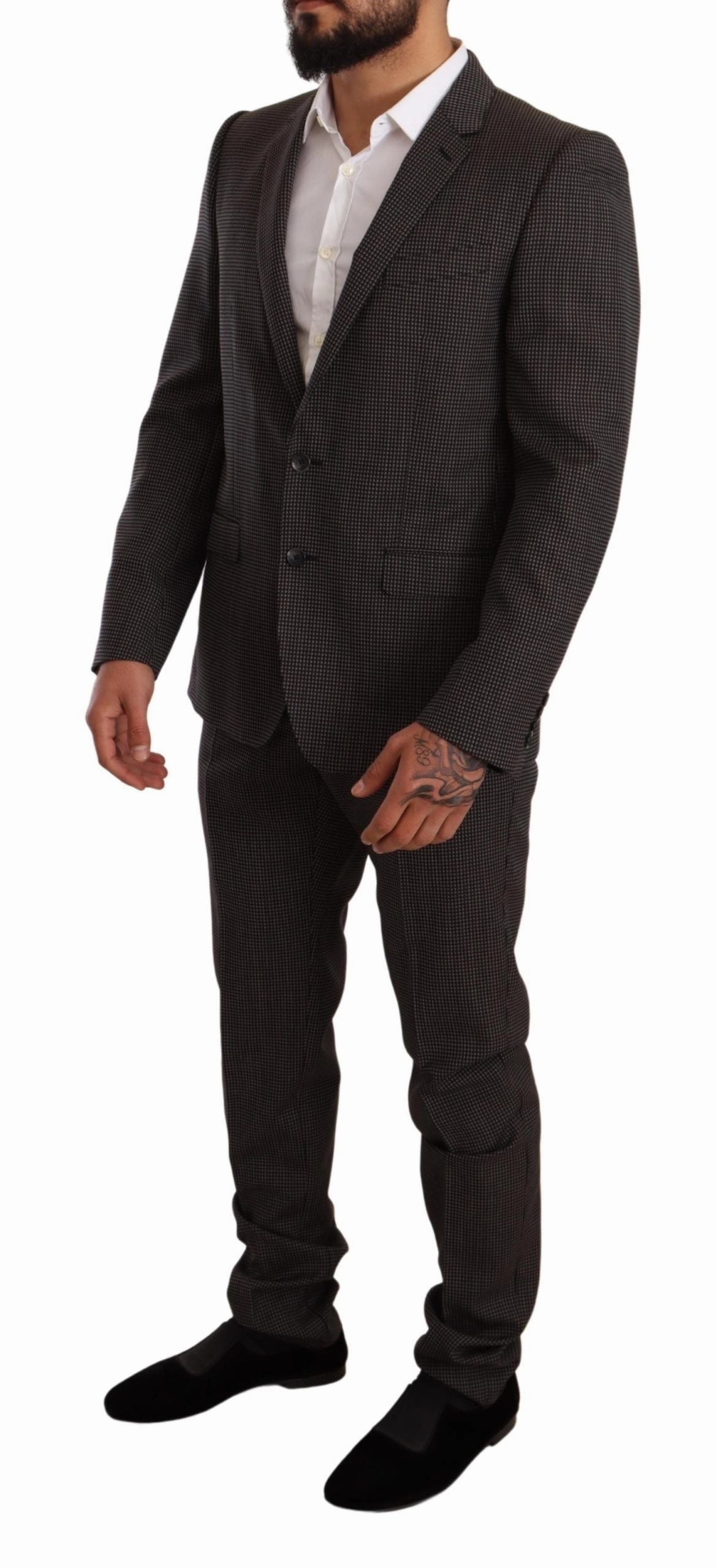 Dolce & Gabbana Elegant Martini Woolen Suit Men's Set