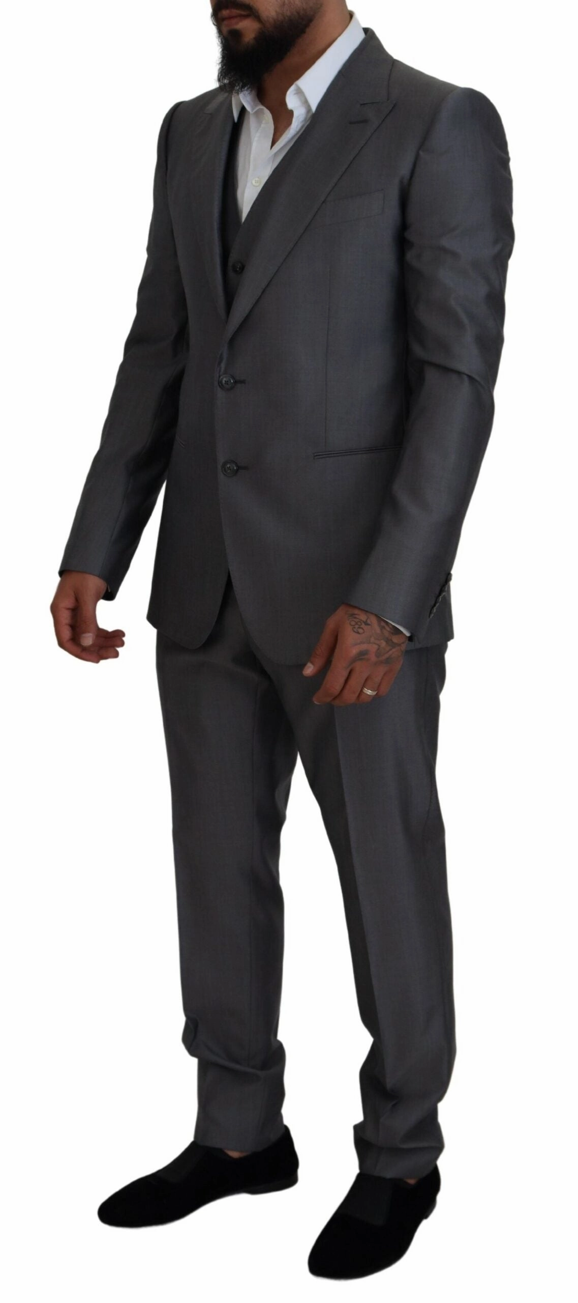 Dolce & Gabbana Elegant  Sicilia Suit Men's Ensemble