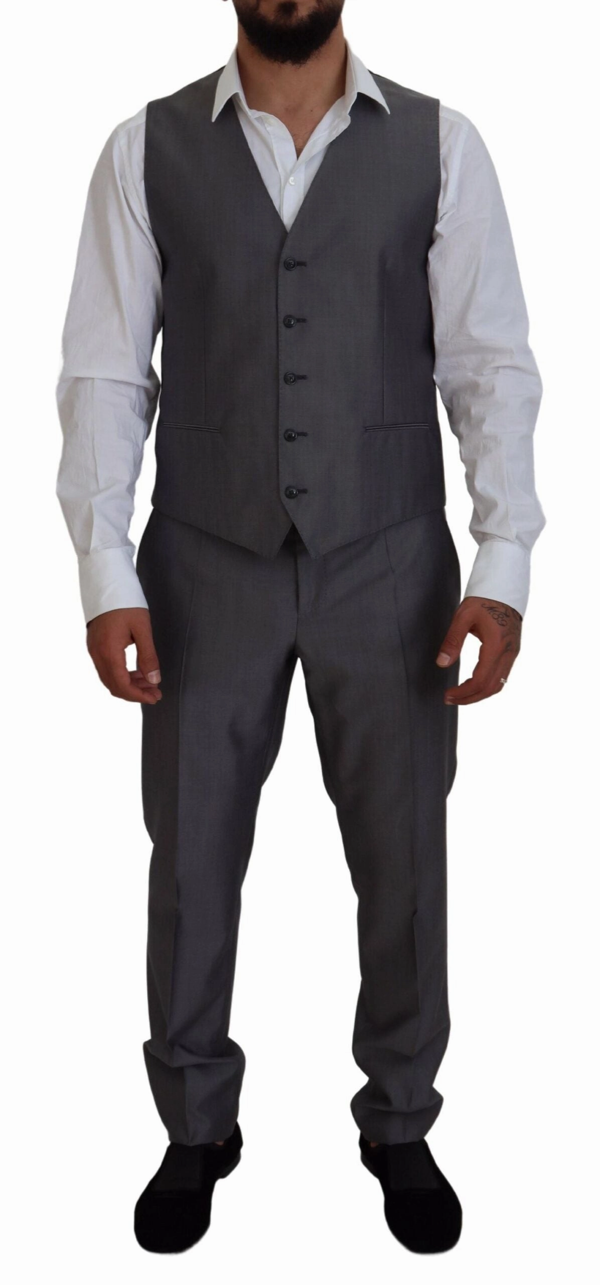Dolce & Gabbana Elegant  Sicilia Suit Men's Ensemble
