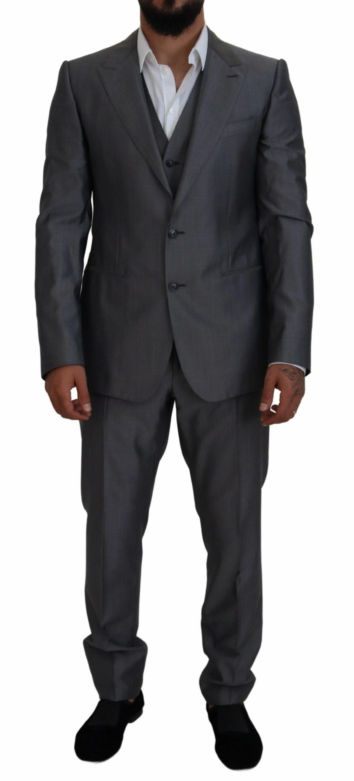 Dolce & Gabbana Elegant  Sicilia Suit Men's Ensemble