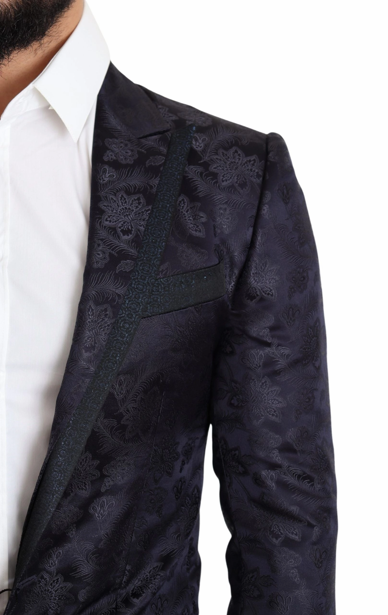 Dolce & Gabbana Elegant Silk Blend Martini Blazer in Men's