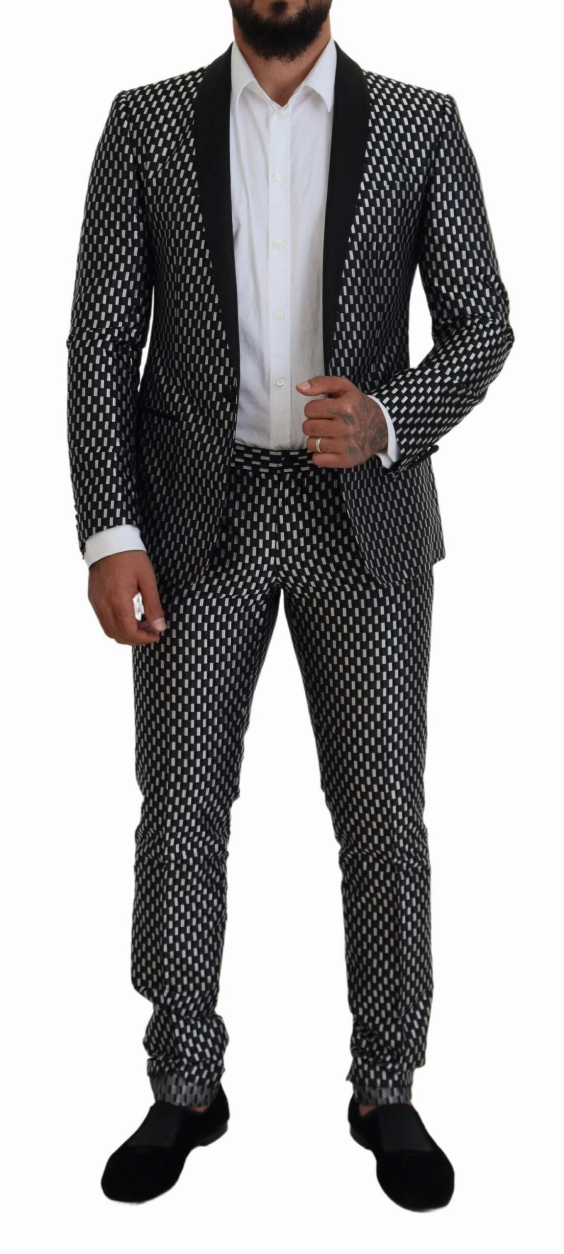 Dolce & Gabbana Elegant Silk Blend Slim Fit Men's Suit