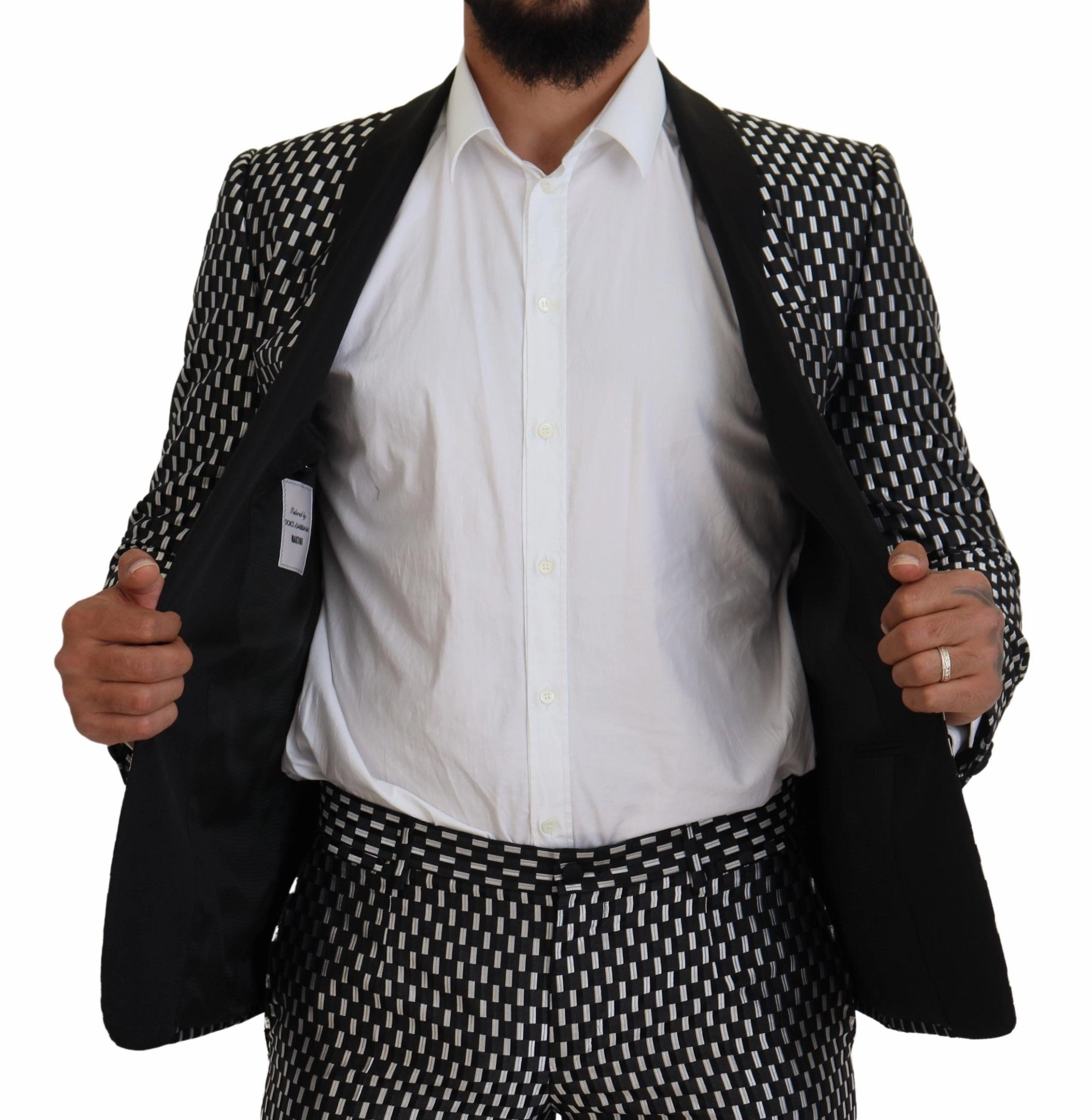 Dolce & Gabbana Elegant Silk Blend Slim Fit Men's Suit