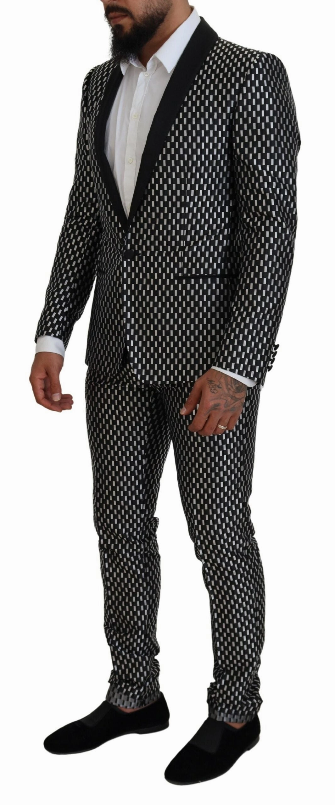 Dolce & Gabbana Elegant Silk Blend Slim Fit Men's Suit