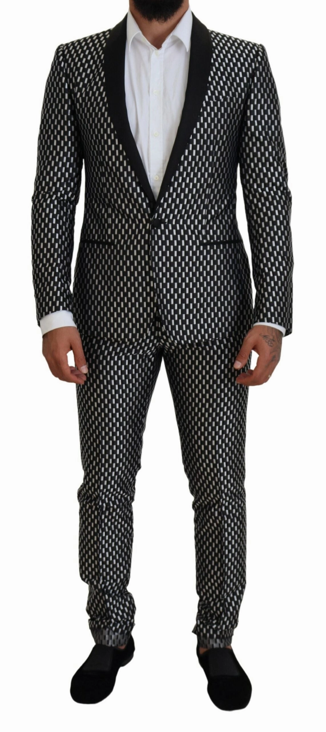 Dolce & Gabbana Elegant Silk Blend Slim Fit Men's Suit