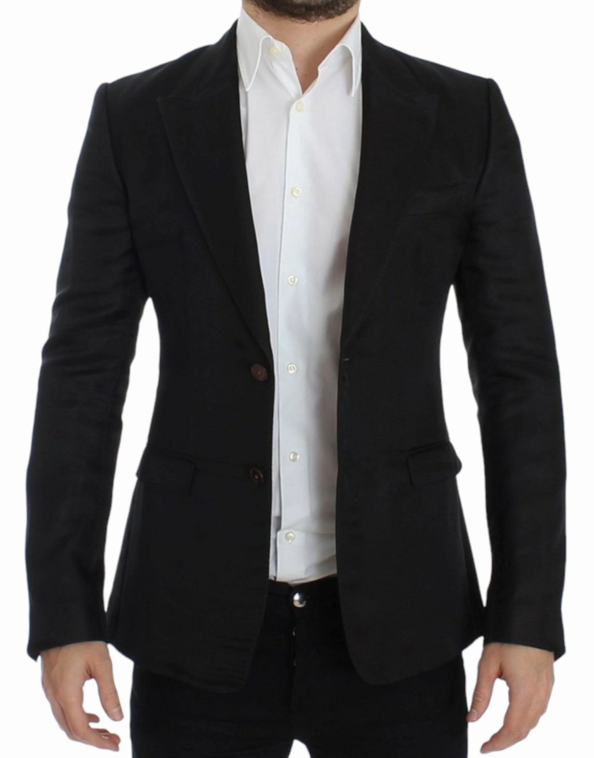 Dolce & Gabbana Elegant Silk Blend Two-Button Men's Blazer