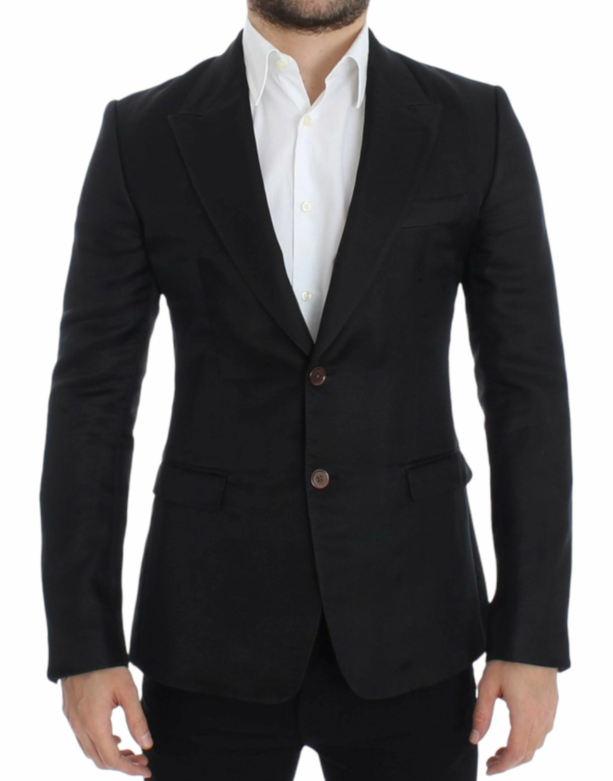 Dolce & Gabbana Elegant Silk Blend Two-Button Men's Blazer