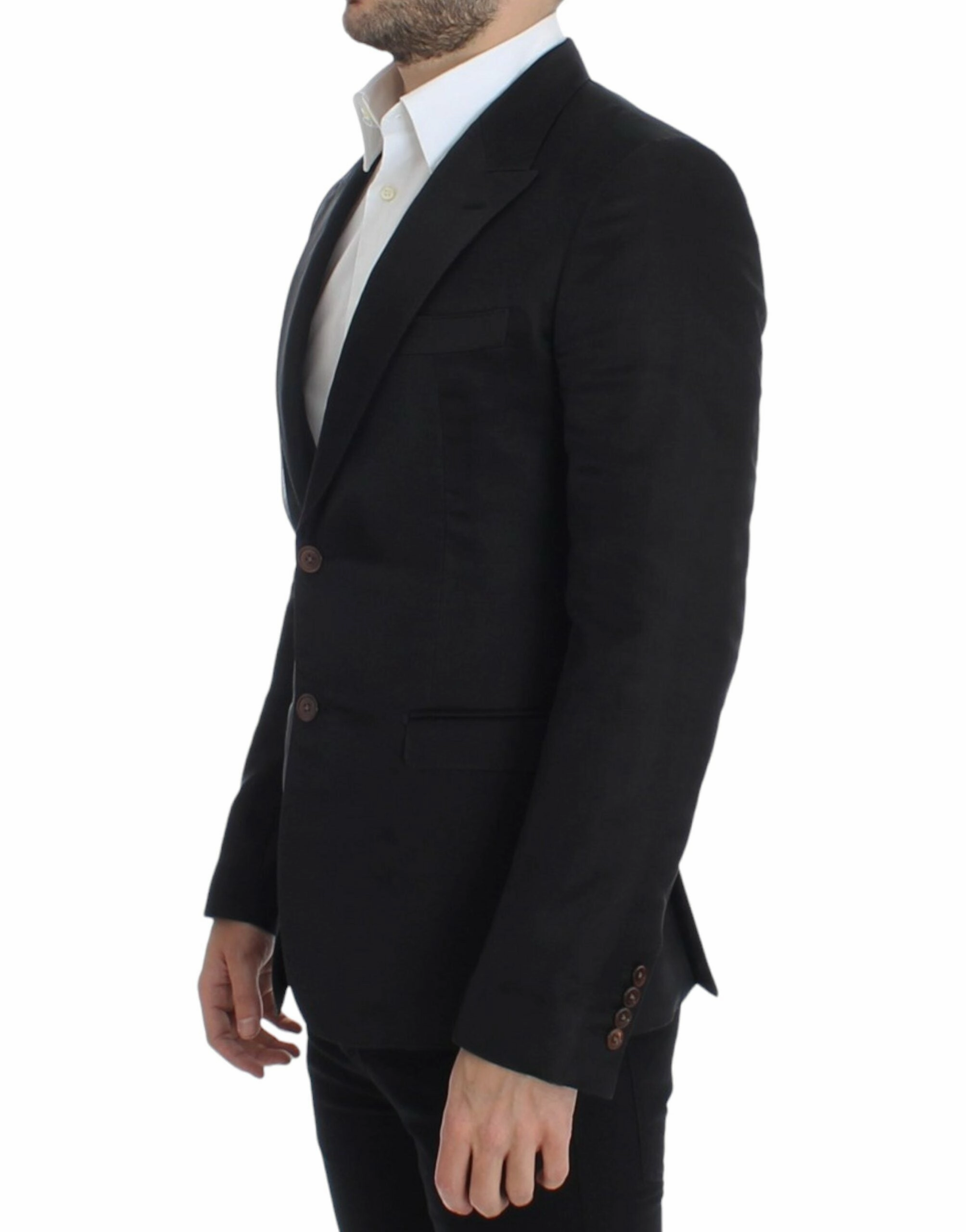 Dolce & Gabbana Elegant Silk Blend Two-Button Men's Blazer