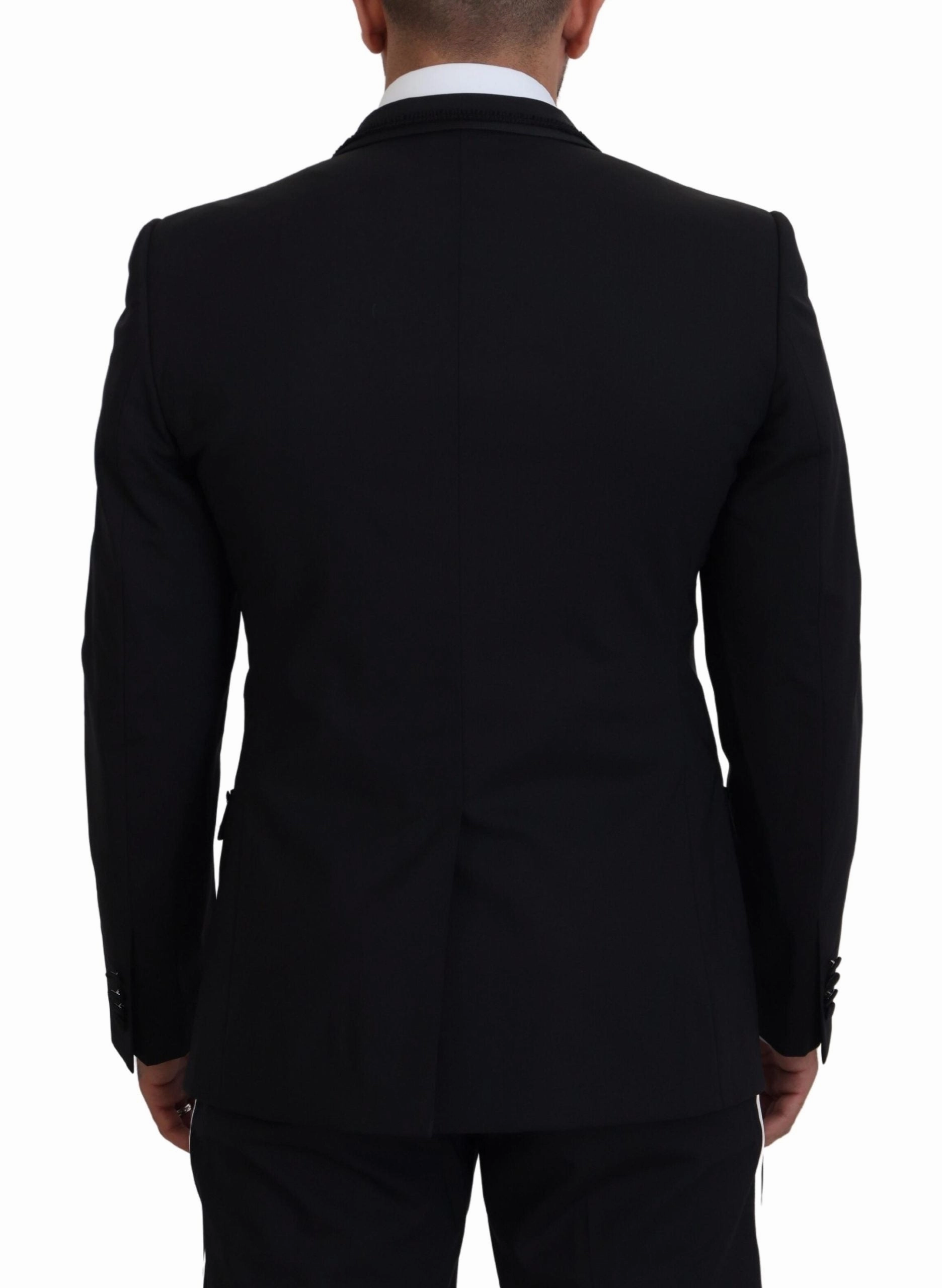 Dolce & Gabbana Elegant Silk-Lined Evening Men's Blazer