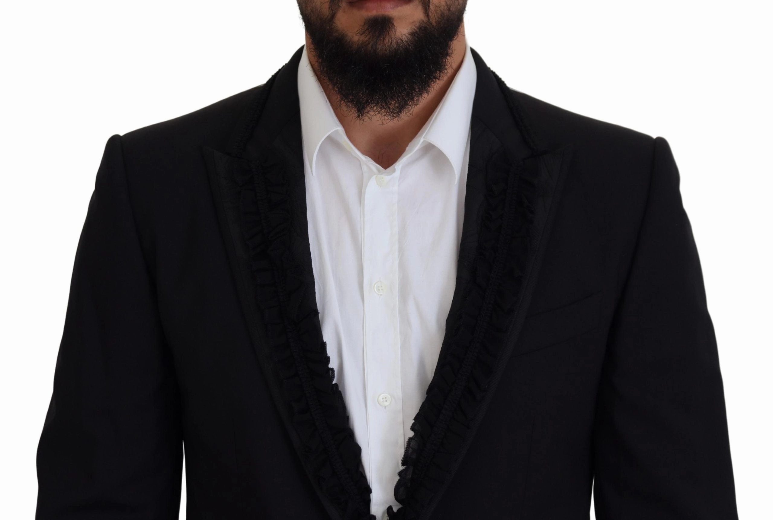 Dolce & Gabbana Elegant Silk-Lined Evening Men's Blazer