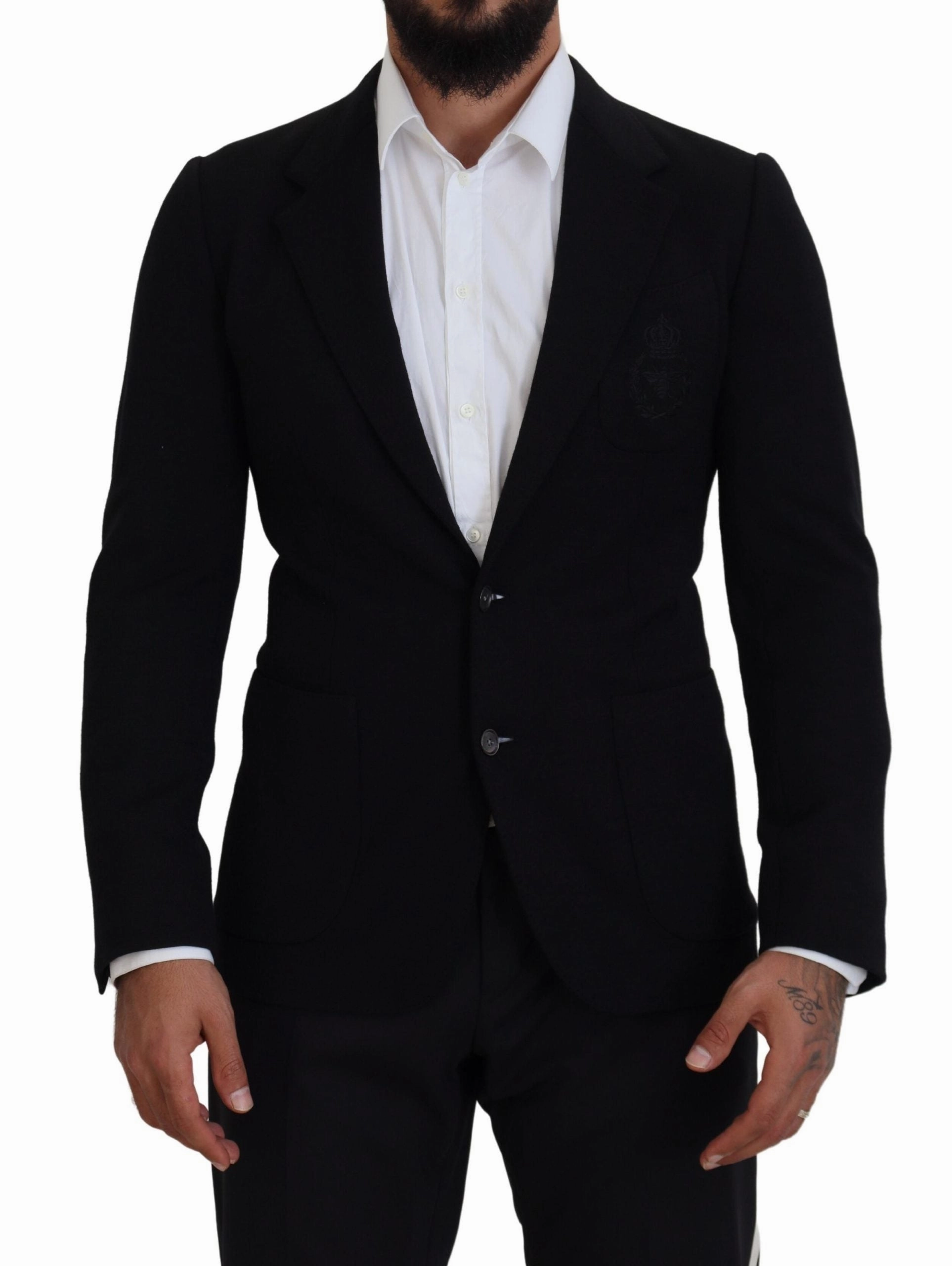 Dolce & Gabbana Elegant Single Breasted Wool Men's Blazer