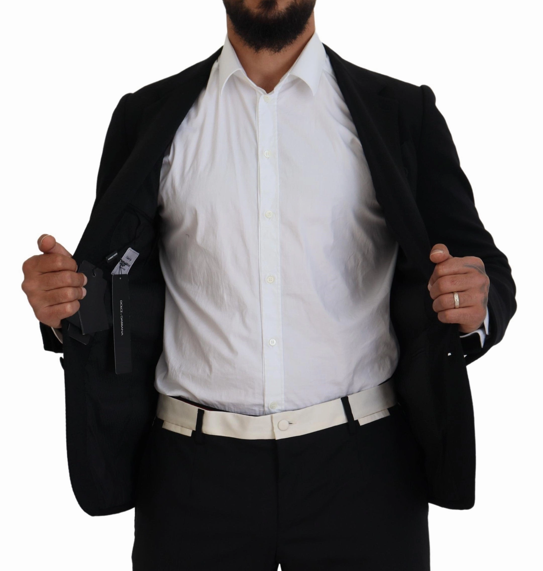 Dolce & Gabbana Elegant Single Breasted Wool Men's Blazer