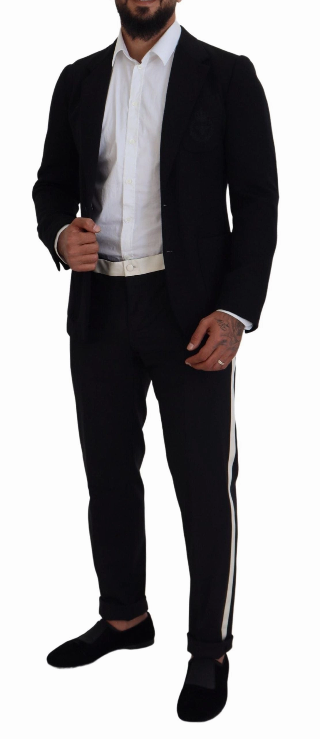 Dolce & Gabbana Elegant Single Breasted Wool Men's Blazer