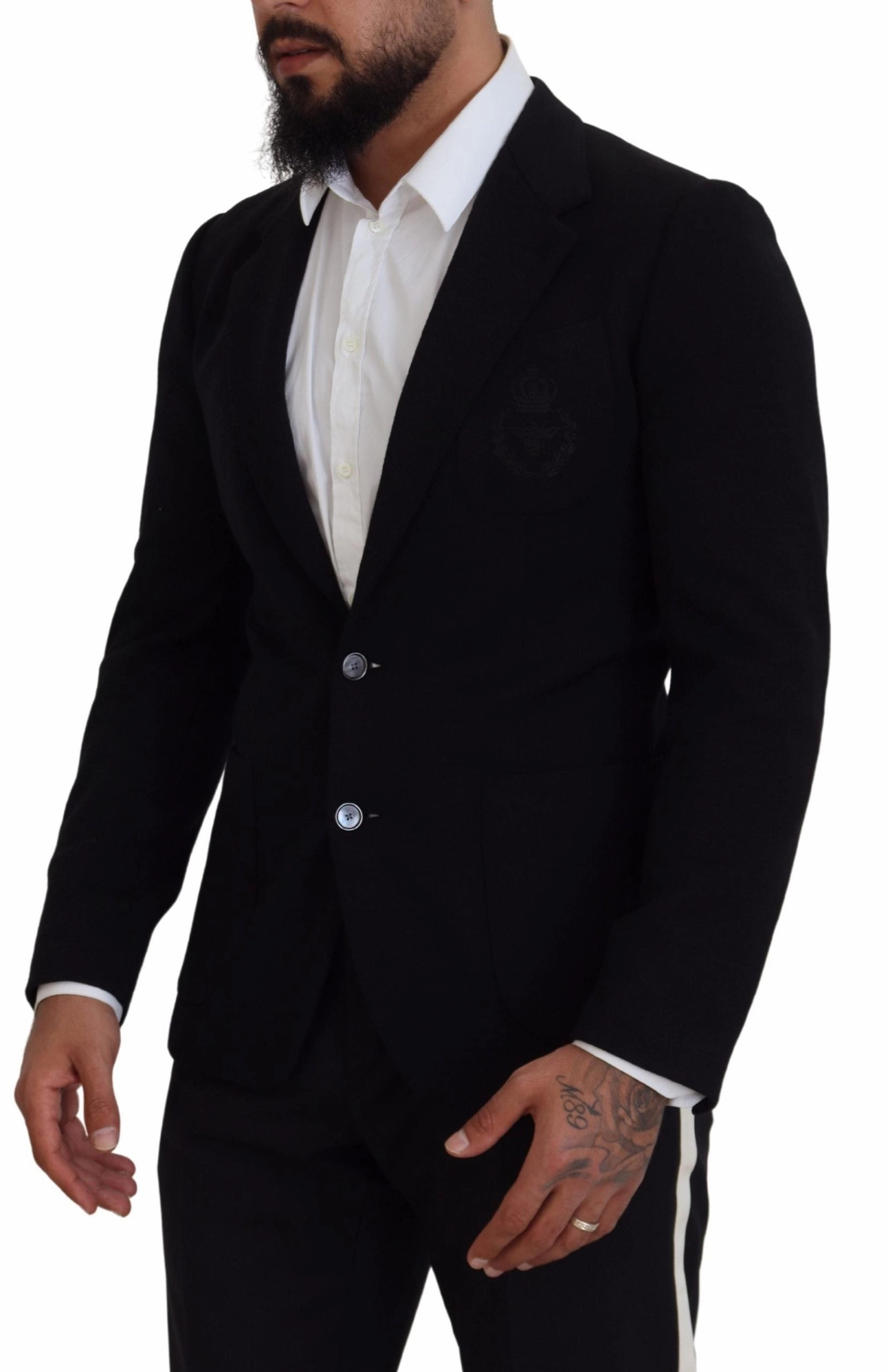 Dolce & Gabbana Elegant Single Breasted Wool Men's Blazer