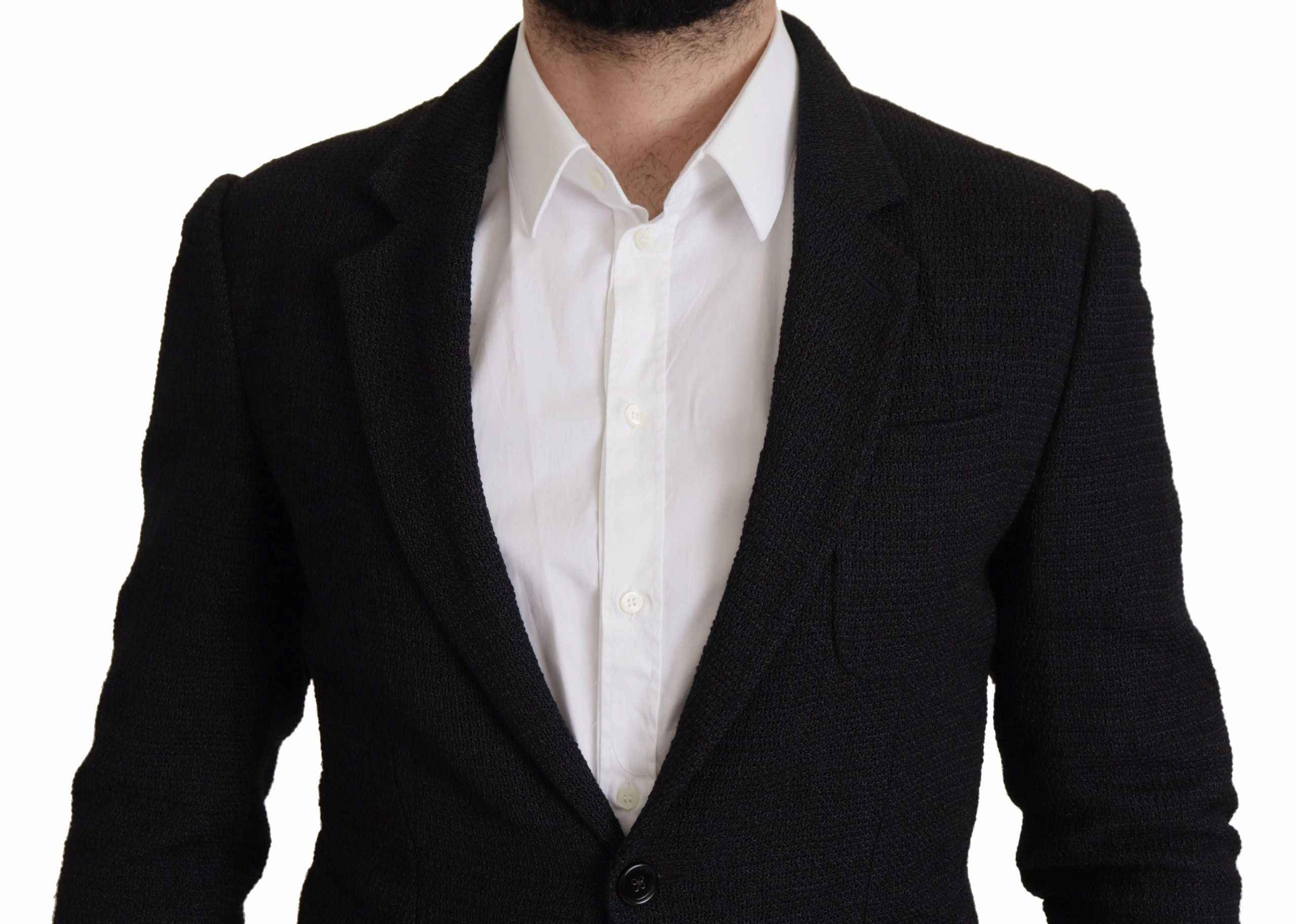Dolce & Gabbana Elegant Single Breasted Wool Men's Blazer