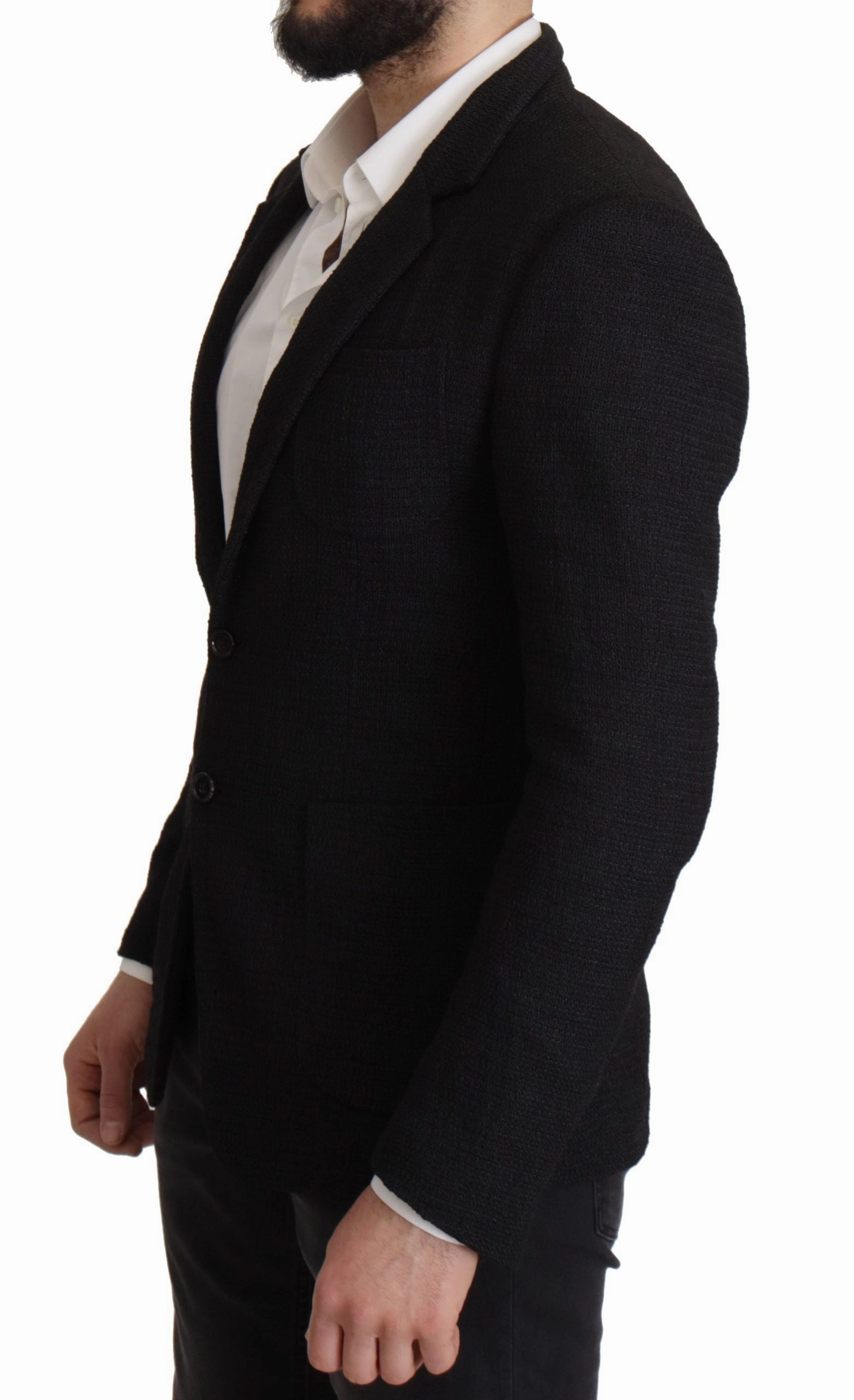 Dolce & Gabbana Elegant Single Breasted Wool Men's Blazer