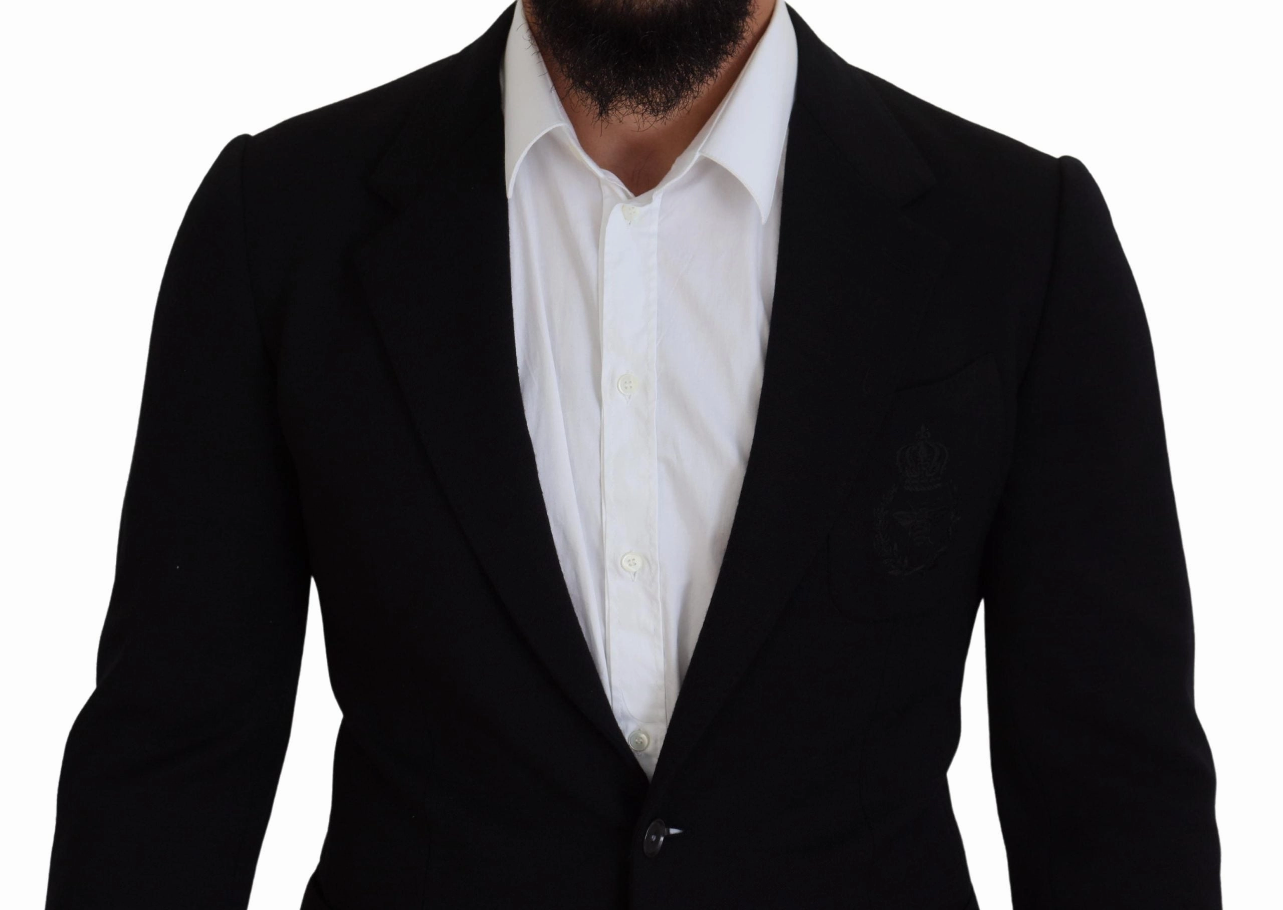 Dolce & Gabbana Elegant Single Breasted Wool Men's Blazer