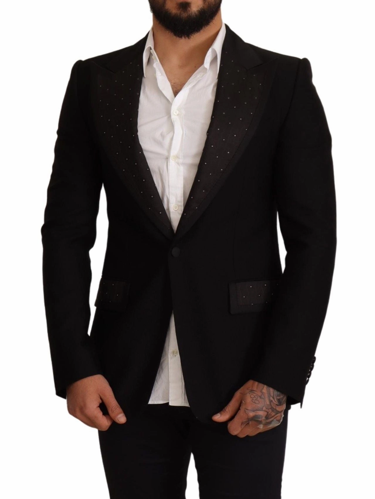 Dolce & Gabbana Elegant Slim Fit Blazer Men's Jacket
