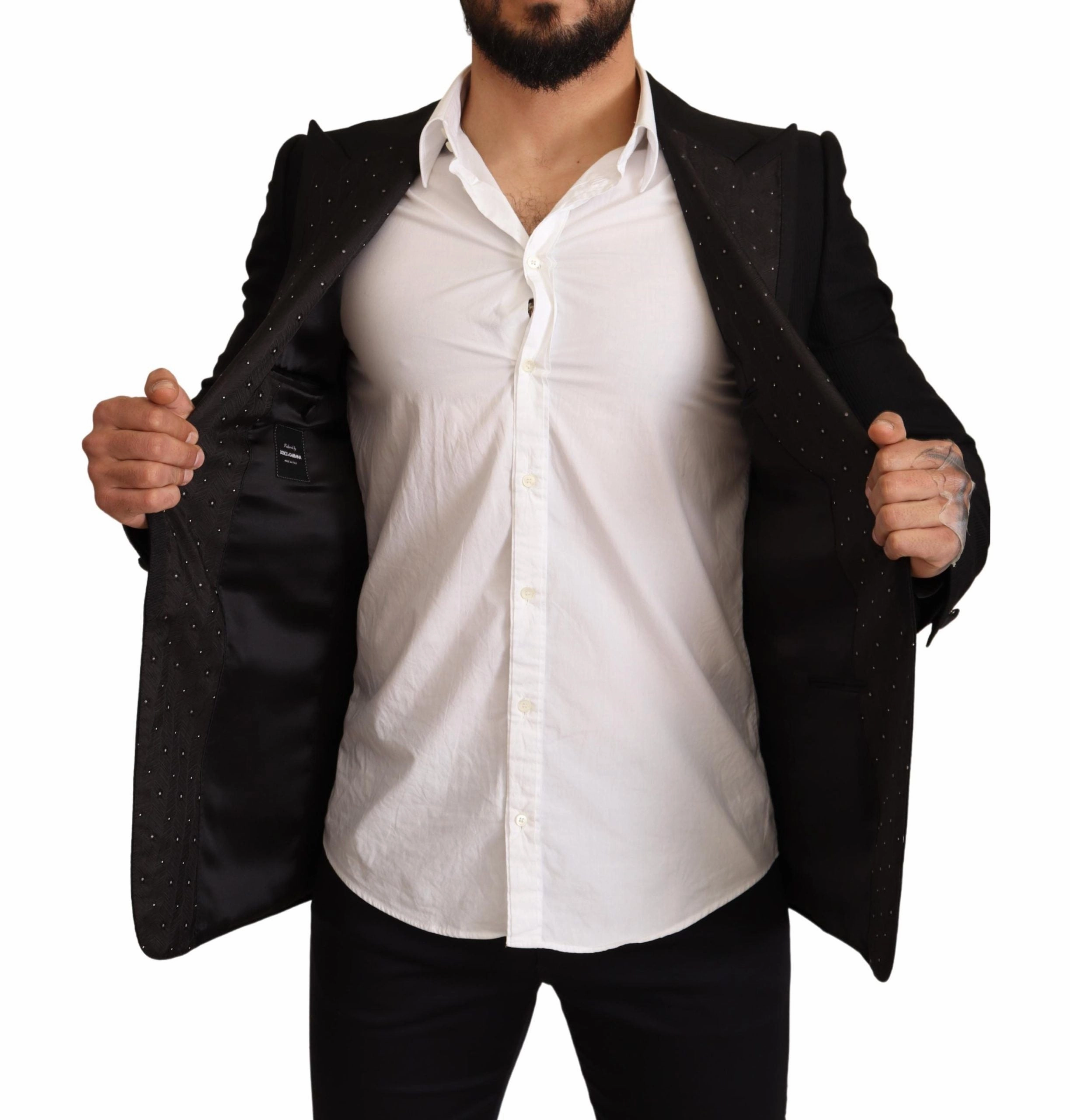 Dolce & Gabbana Elegant Slim Fit Blazer Men's Jacket