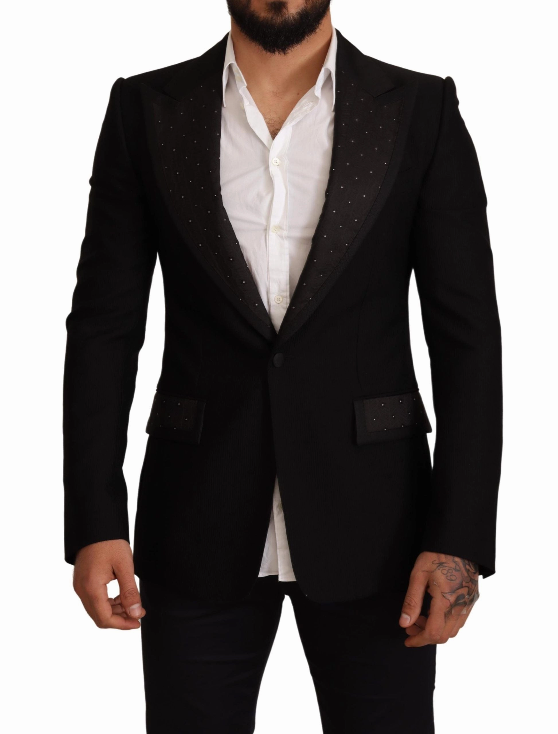 Dolce & Gabbana Elegant Slim Fit Blazer Men's Jacket