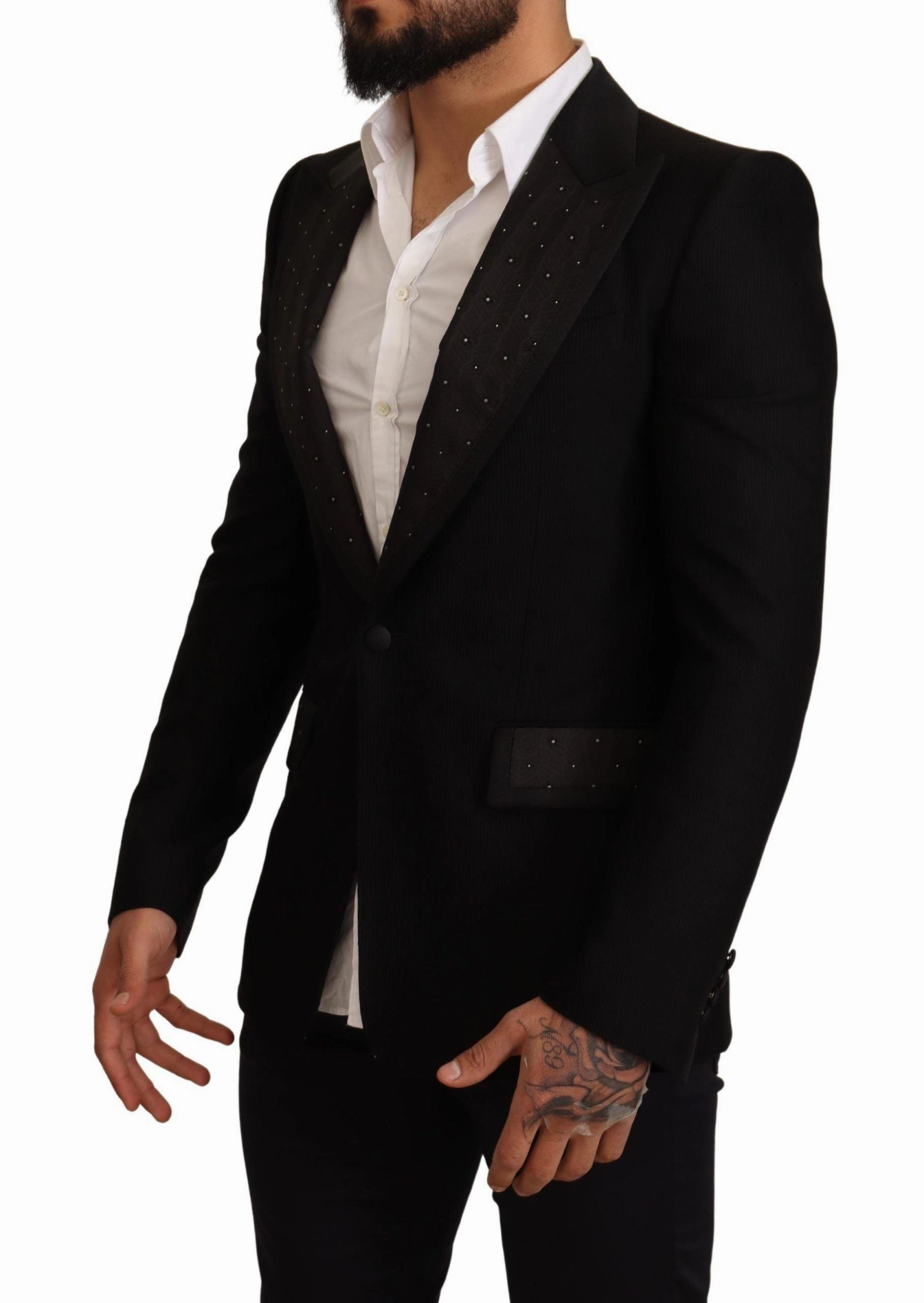 Dolce & Gabbana Elegant Slim Fit Blazer Men's Jacket