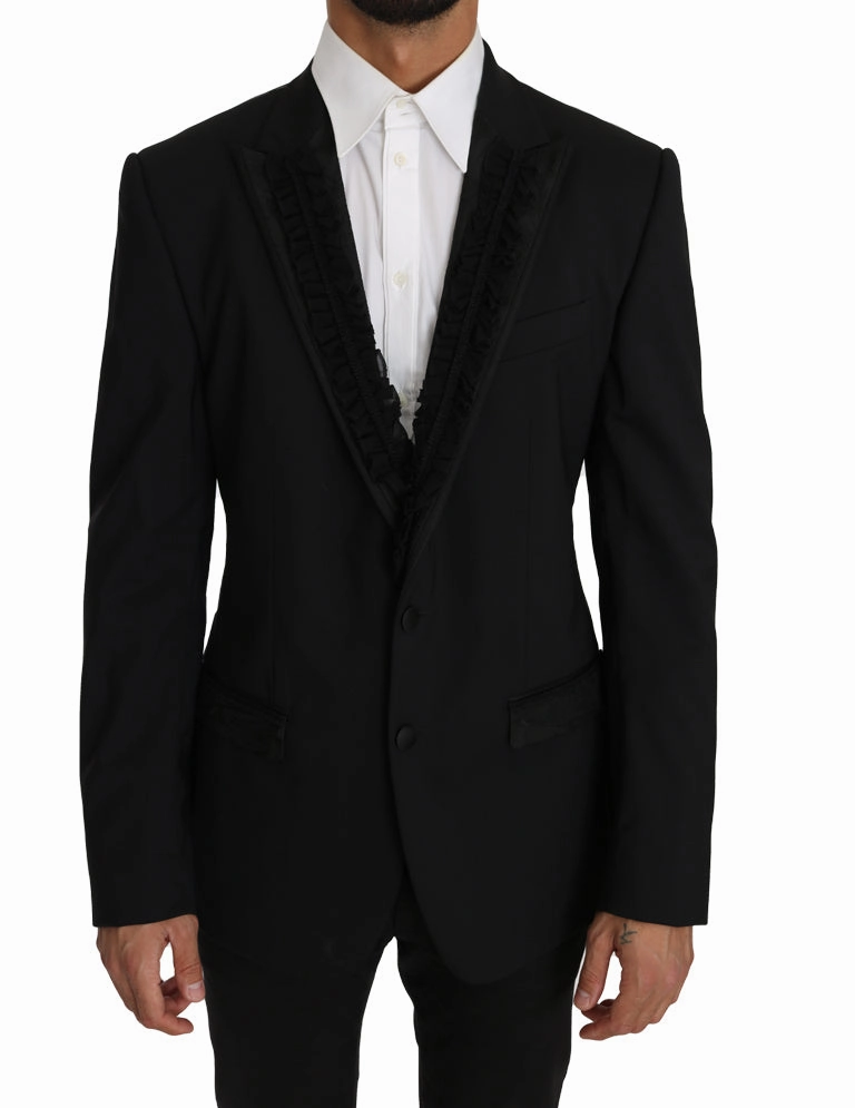 Dolce & Gabbana Elegant Slim Fit Martini Blazer Men's Jacket