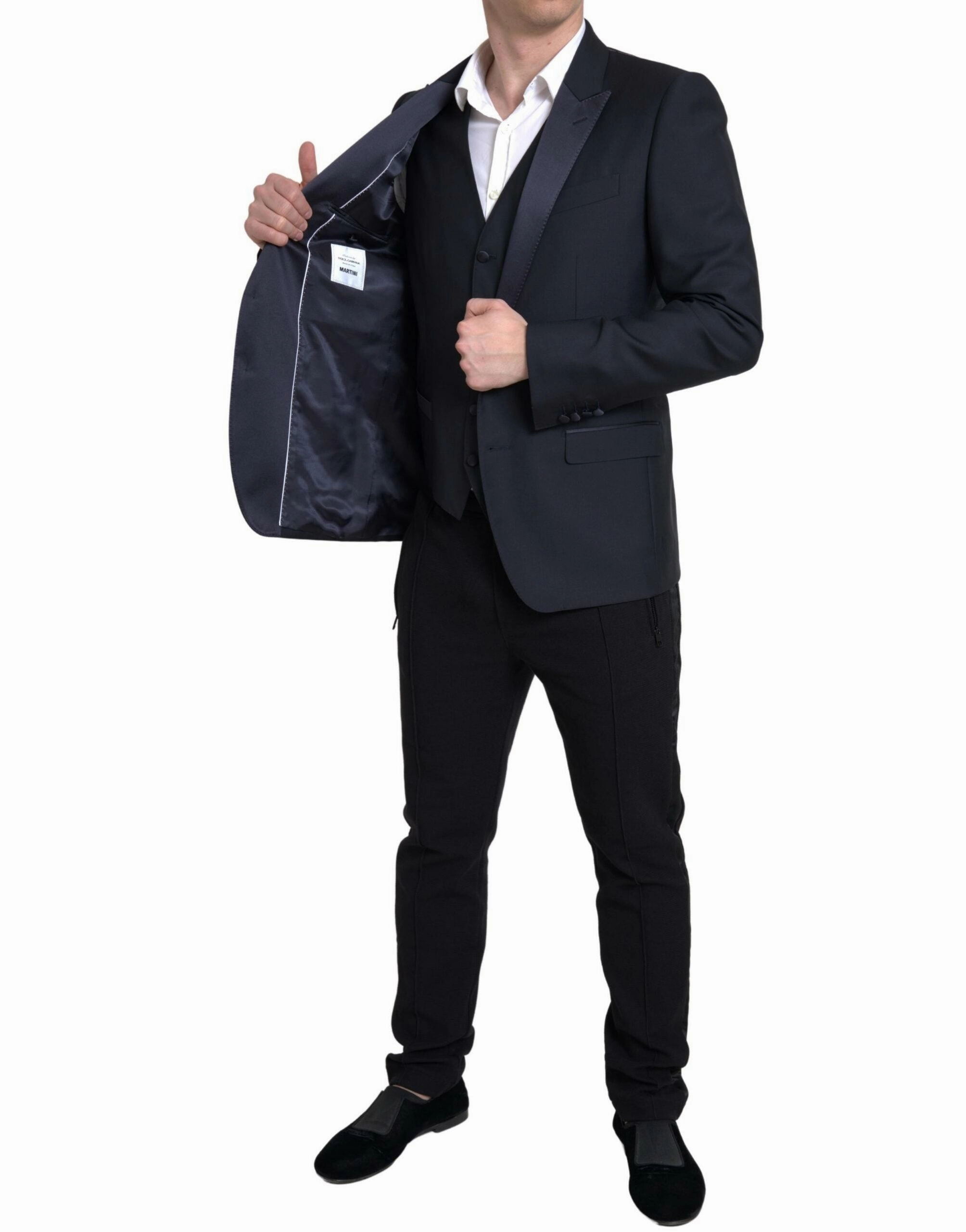 Dolce & Gabbana Elegant Slim Fit Two-Piece Martini Men's Suit