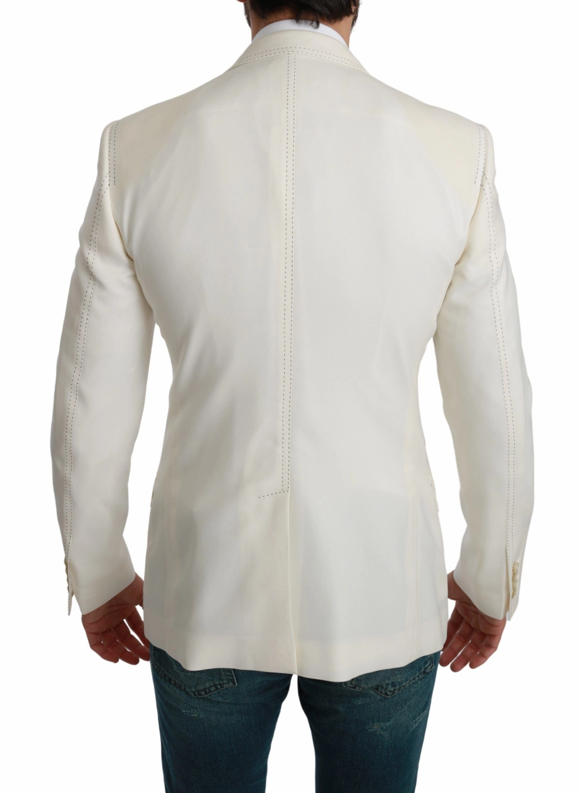 Dolce & Gabbana Elegant Slim Fit Virgin Wool Men's Blazer