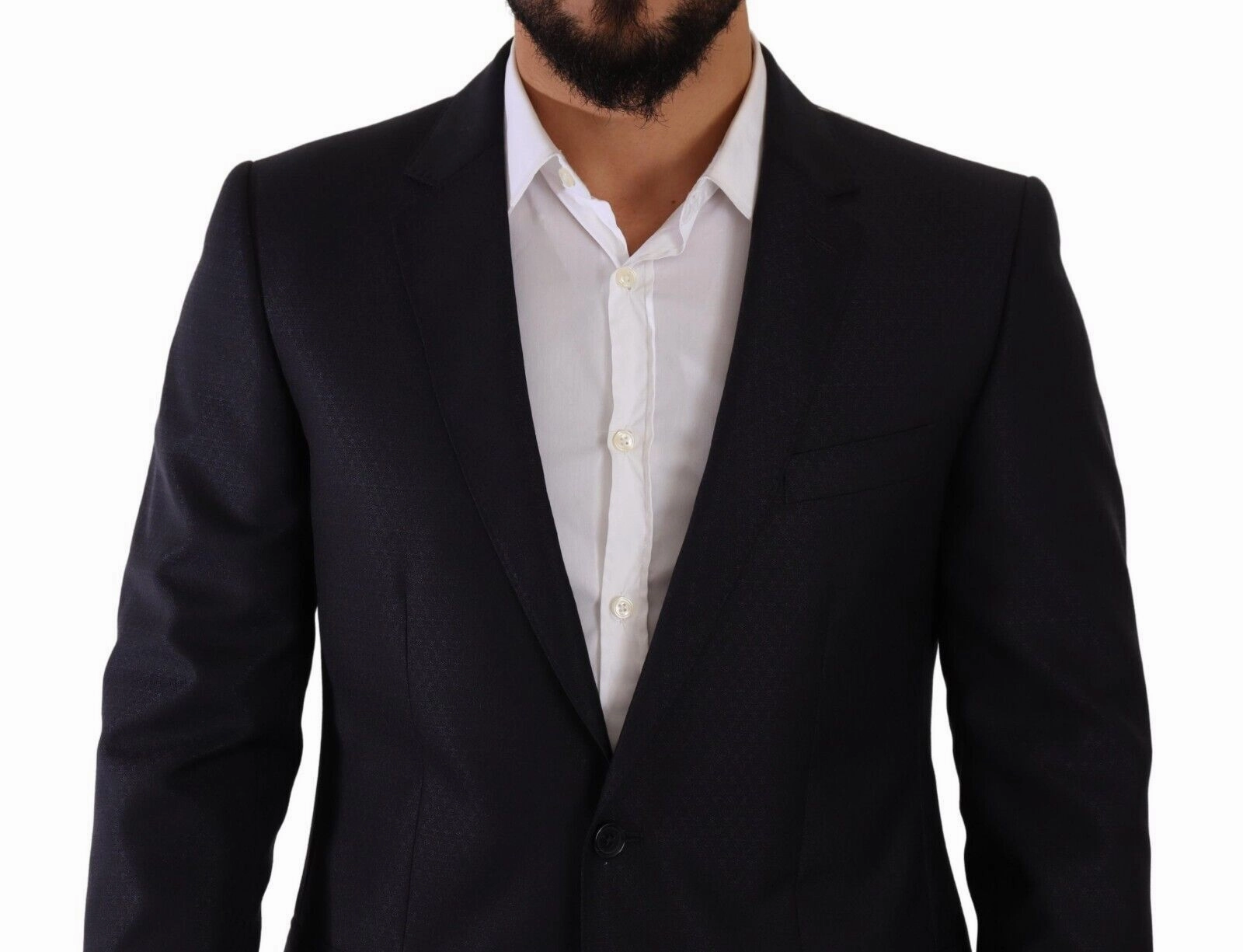Dolce & Gabbana Elegant Slim Fit Wool Silk Cashmere Men's Men's Suit