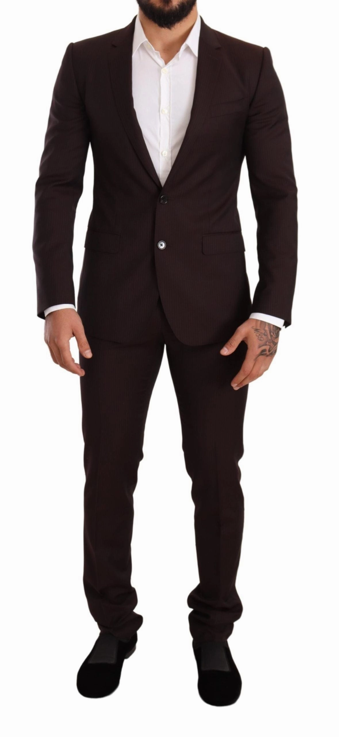 Dolce & Gabbana Elegant Striped Martini Men's Suit