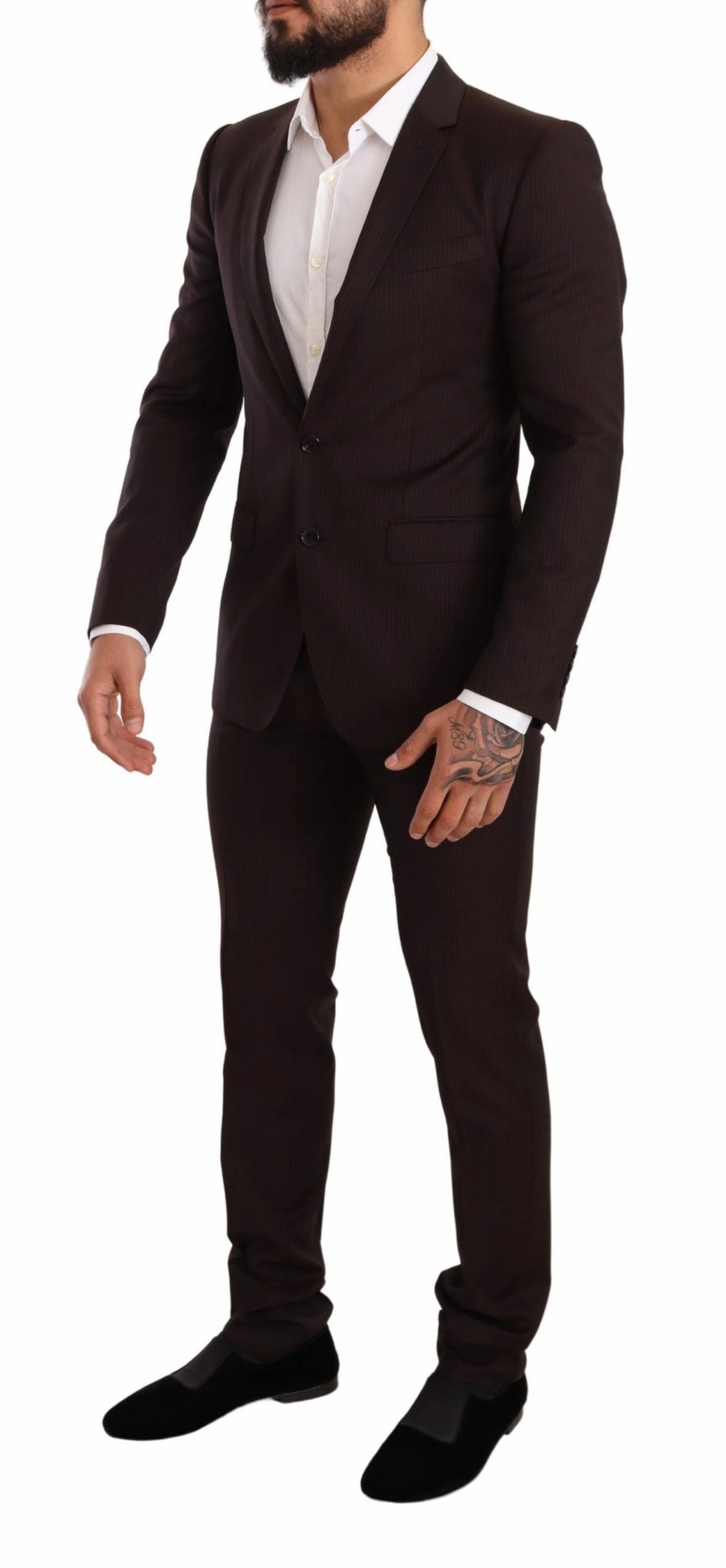 Dolce & Gabbana Elegant Striped Martini Men's Suit