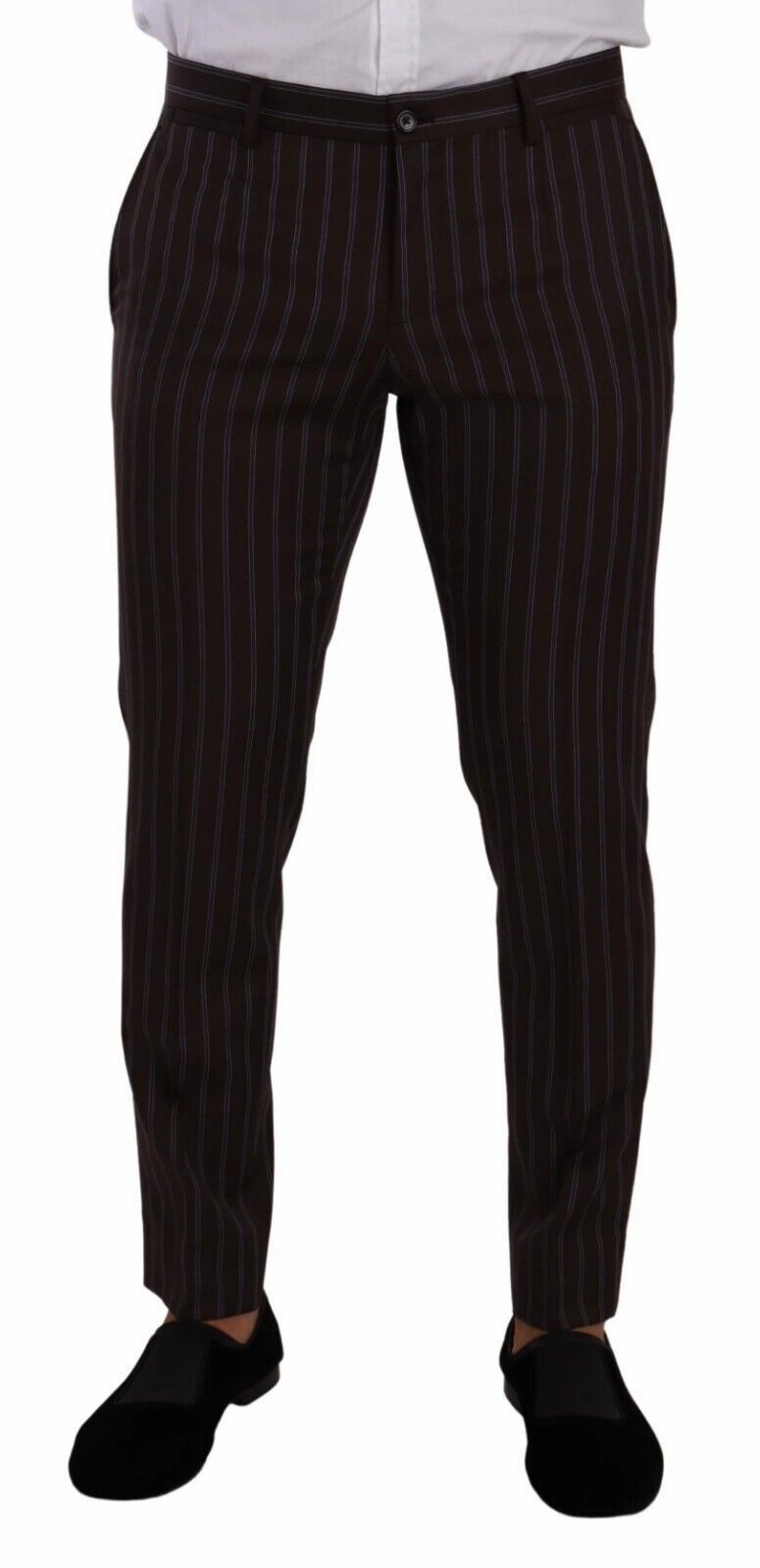 Dolce & Gabbana Elegant Striped Slim Fit Men's Suit