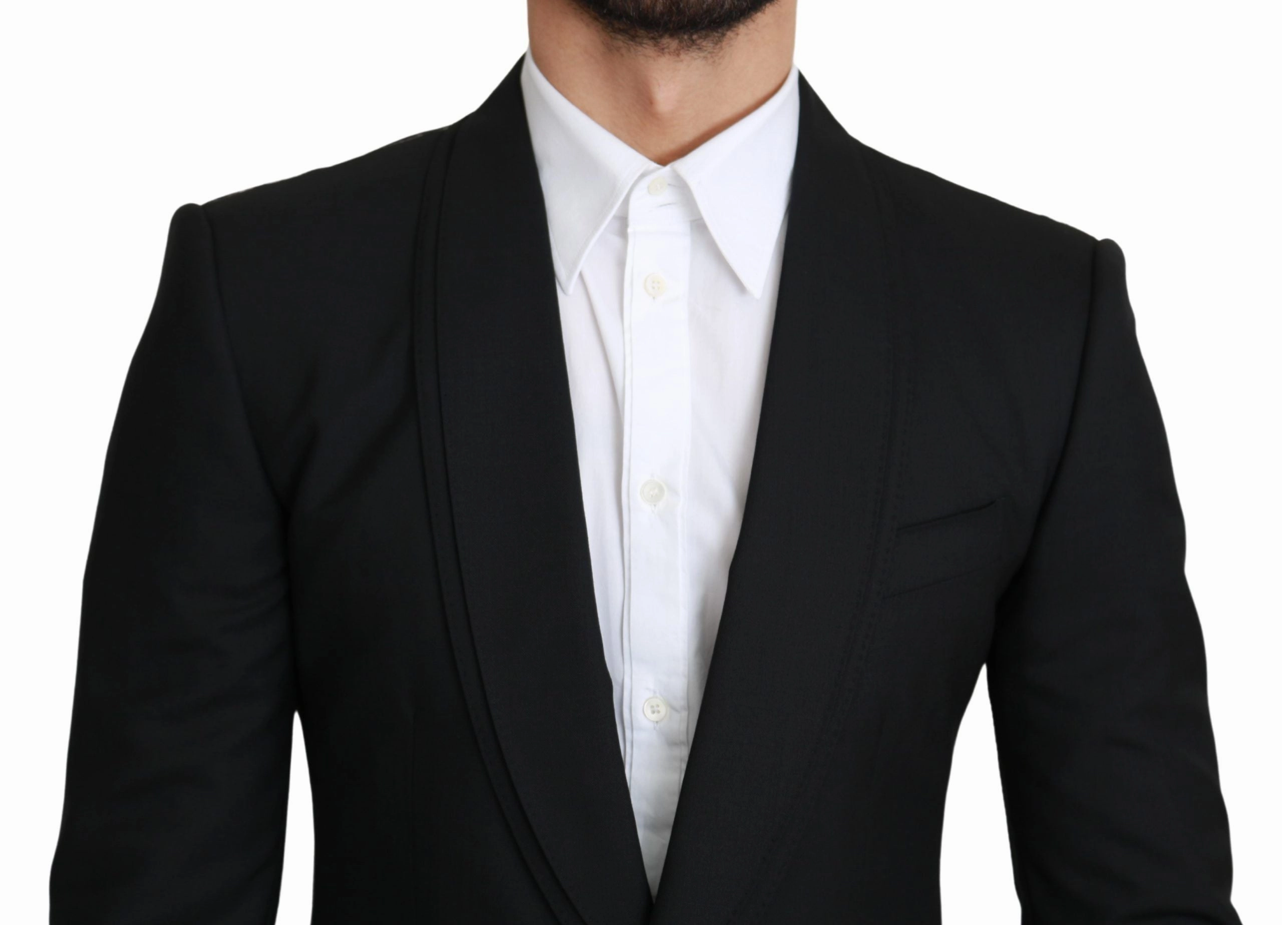 Dolce & Gabbana Elegant Virgin Wool Formal Men's Blazer