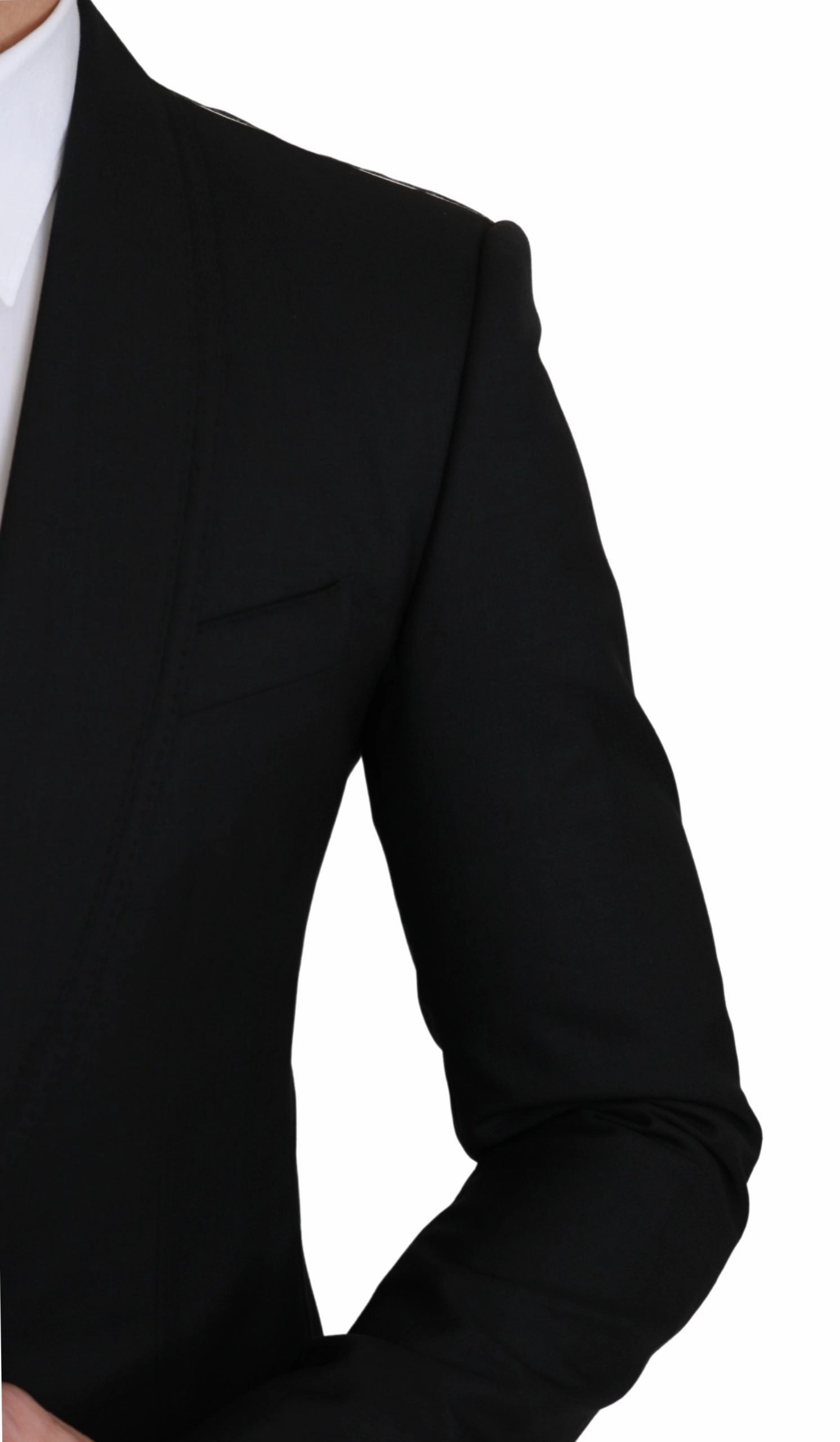 Dolce & Gabbana Elegant Virgin Wool Formal Men's Blazer