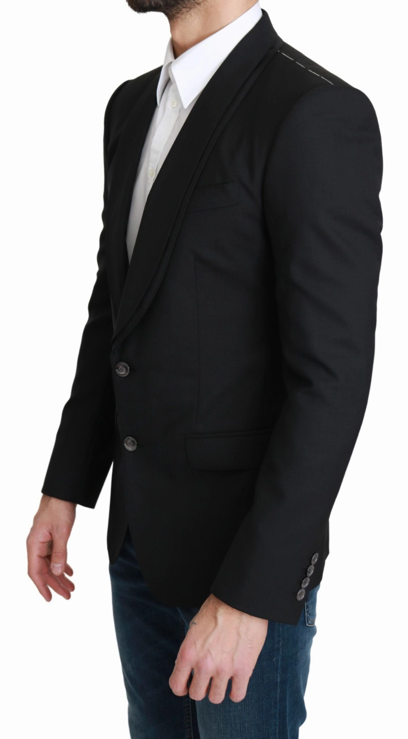 Dolce & Gabbana Elegant Virgin Wool Formal Men's Blazer
