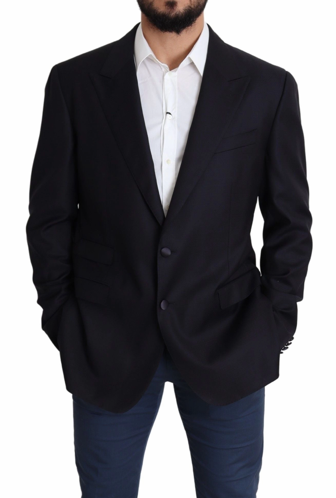 Dolce & Gabbana Elegant Virgin Wool Men's Men's Blazer