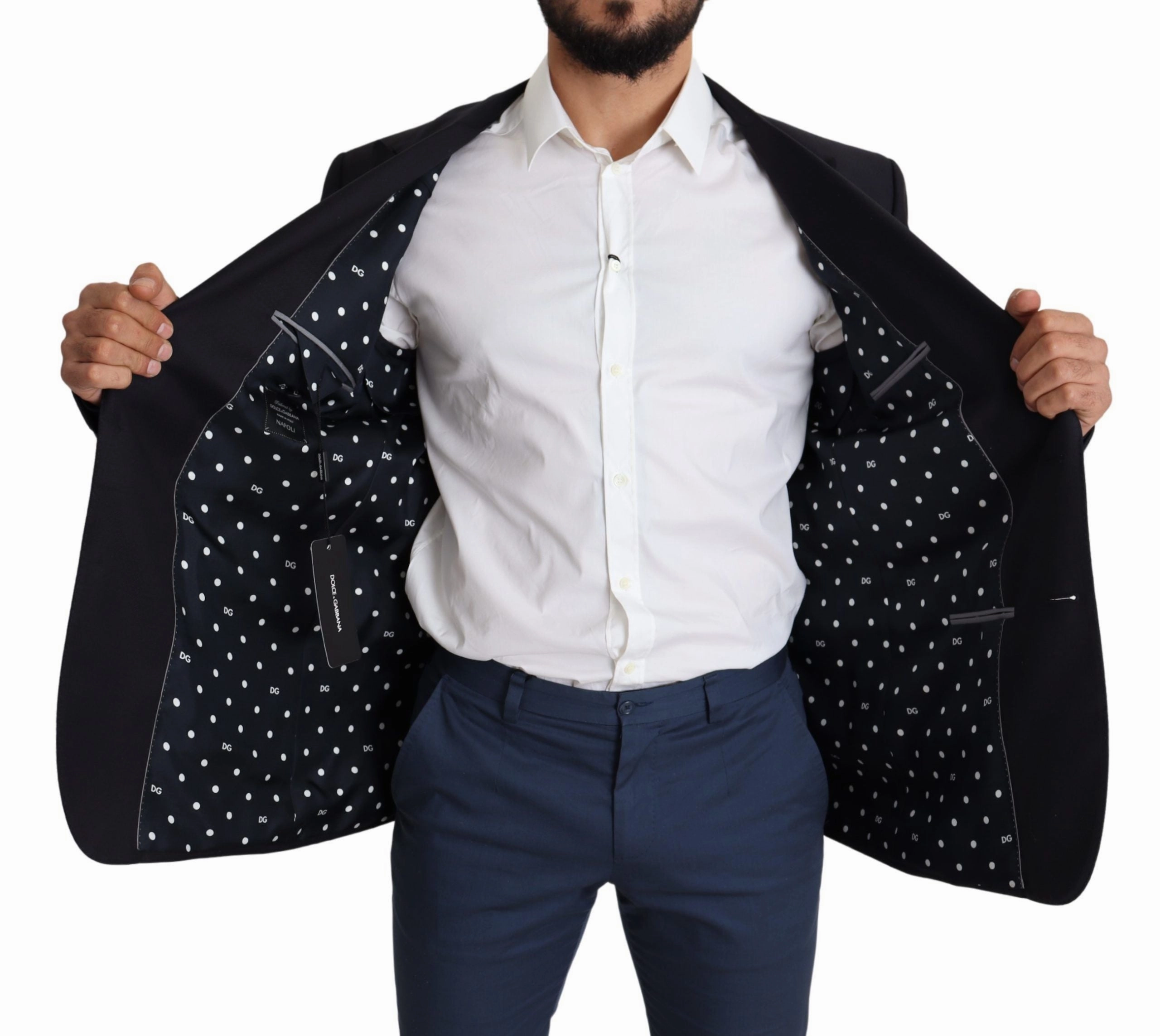 Dolce & Gabbana Elegant Virgin Wool Men's Men's Blazer