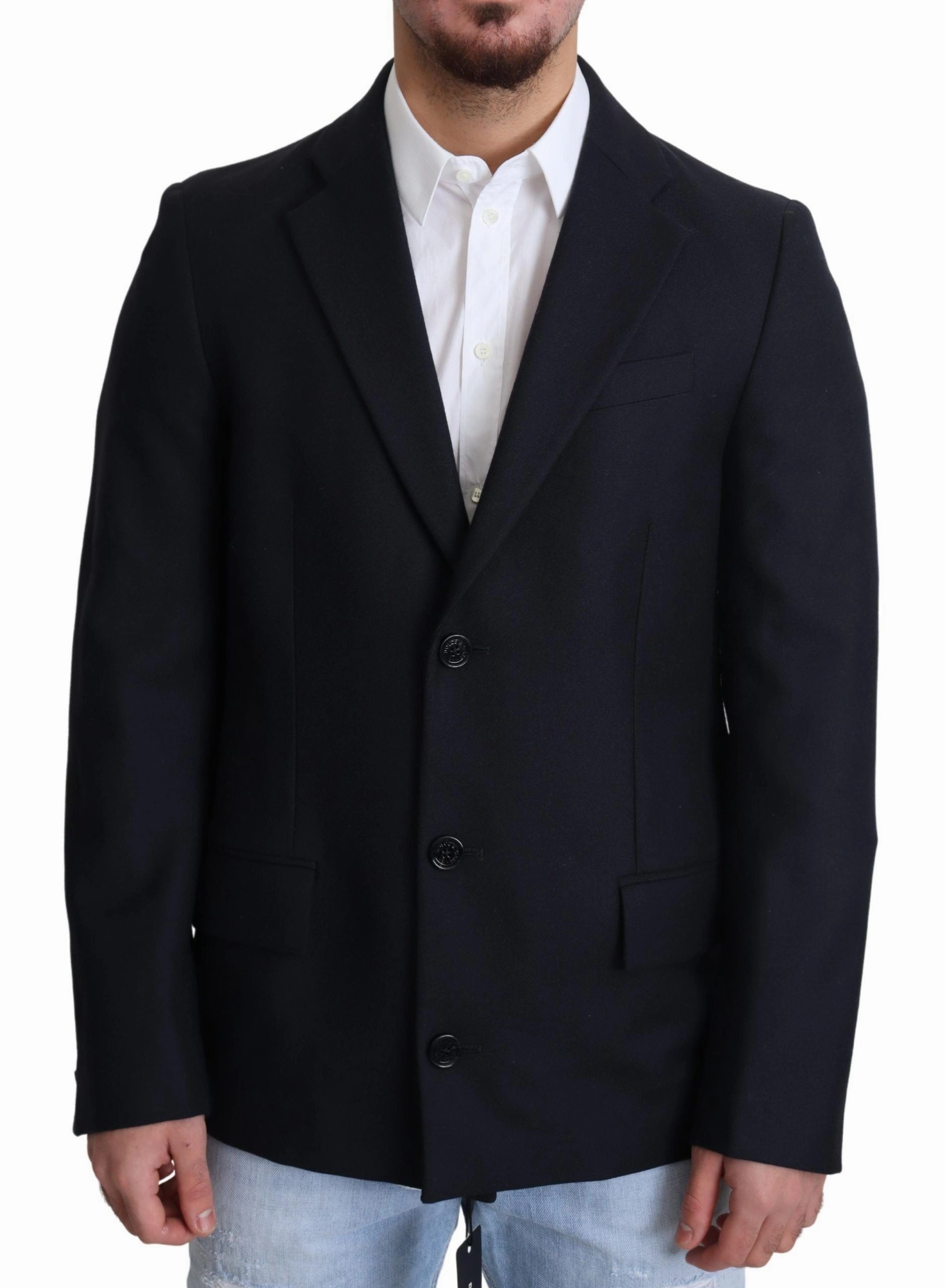Dolce & Gabbana Elegant  Virgin Wool Men's Men's Coat