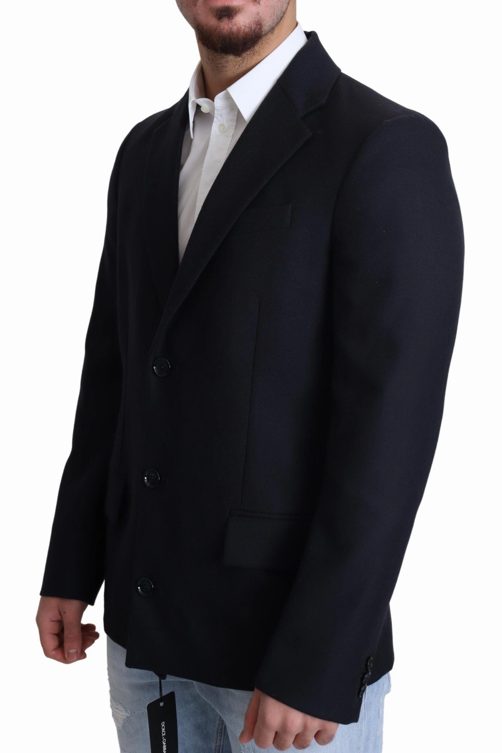 Dolce & Gabbana Elegant  Virgin Wool Men's Men's Coat