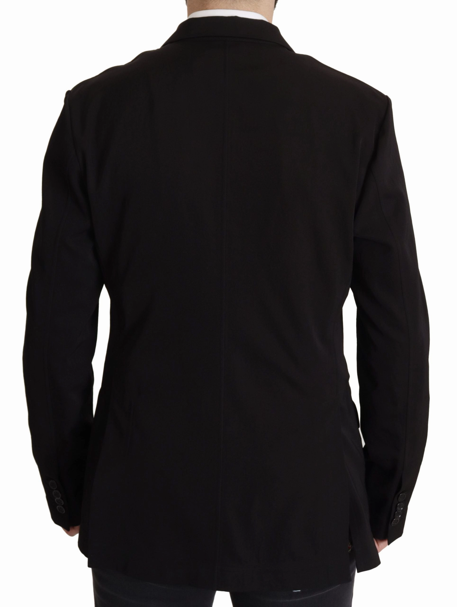 Dolce & Gabbana Elegant Virgin Wool Single Breasted Men's Jacket