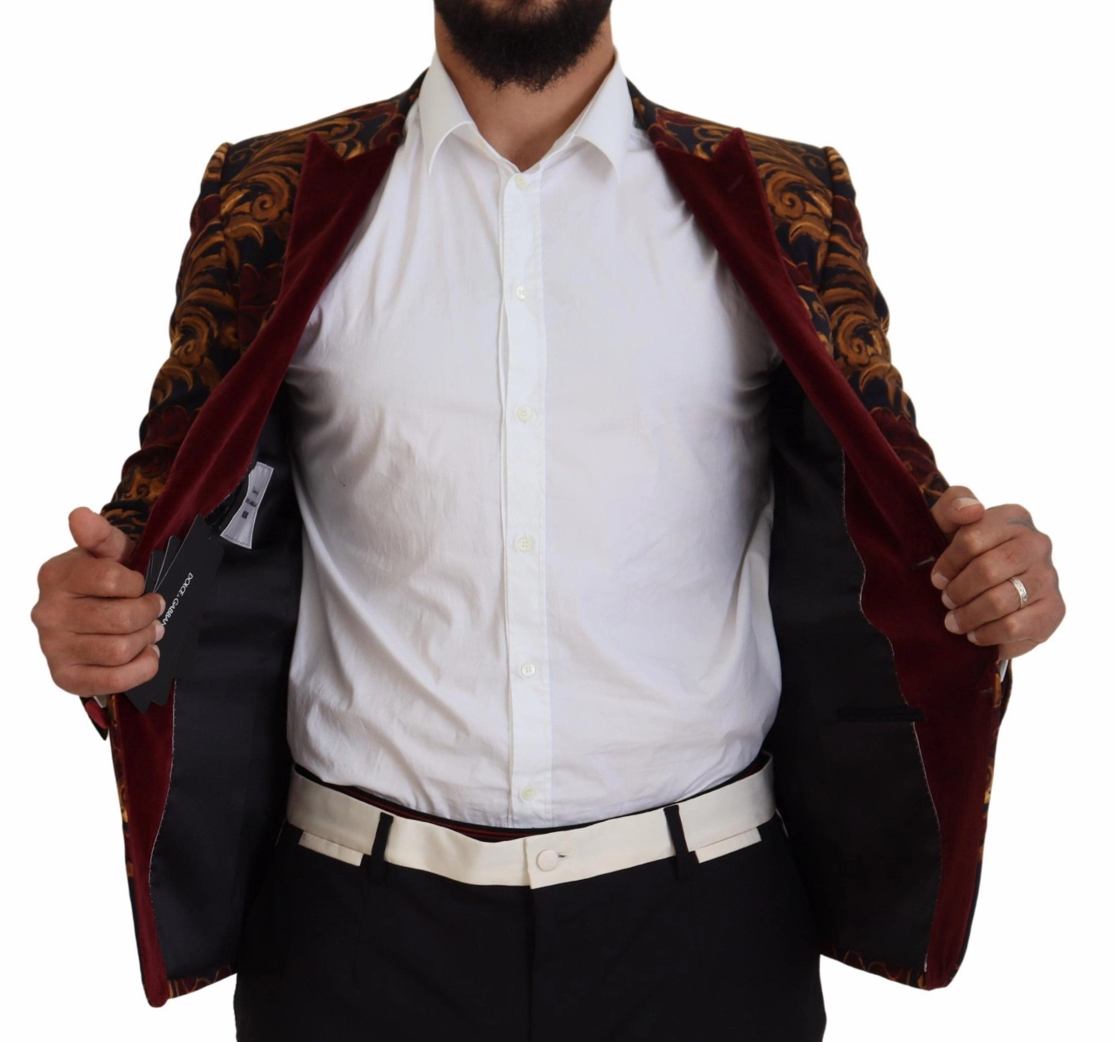 Dolce & Gabbana Elegant Wool Blend Men's Blazer