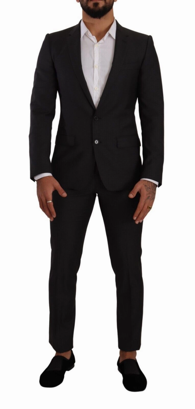 Dolce & Gabbana Elegant Wool Martini Men's Suit