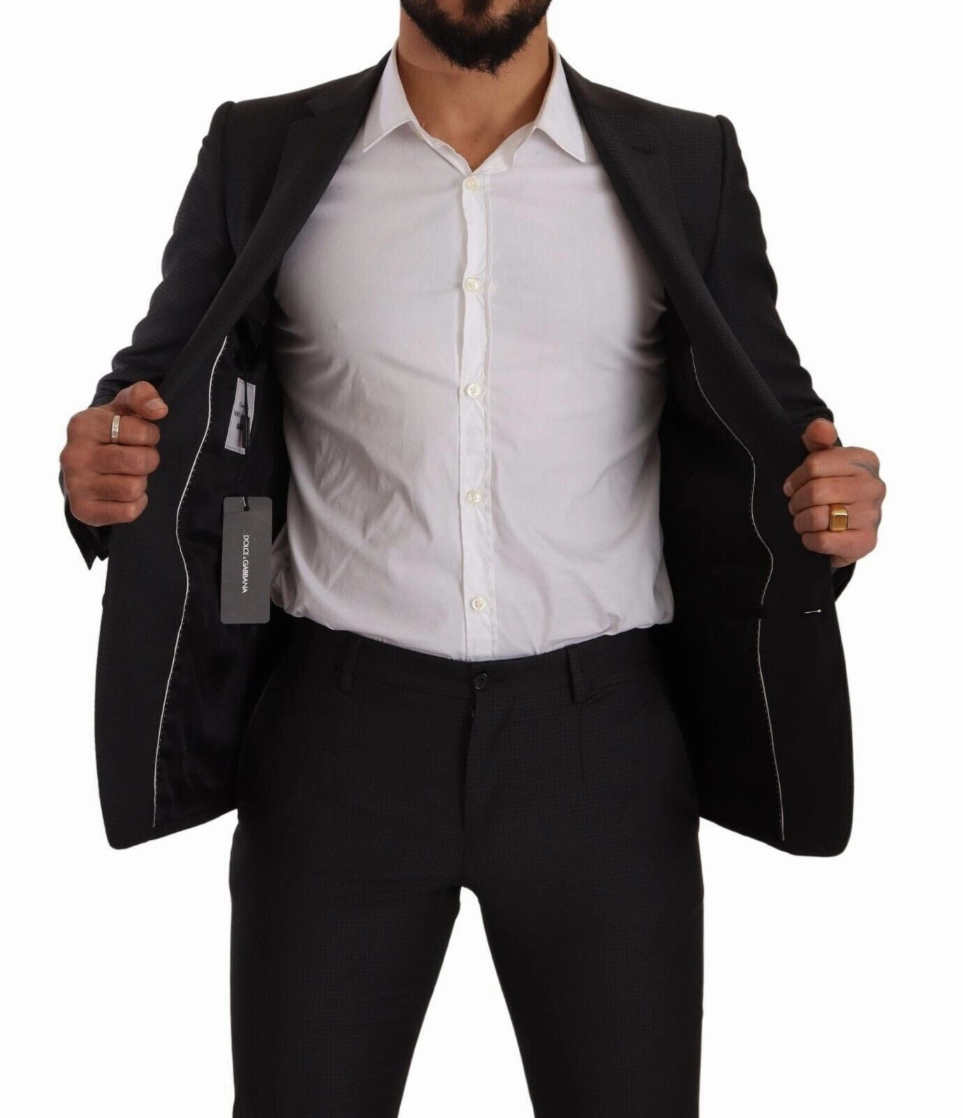 Dolce & Gabbana Elegant Wool Martini Men's Suit