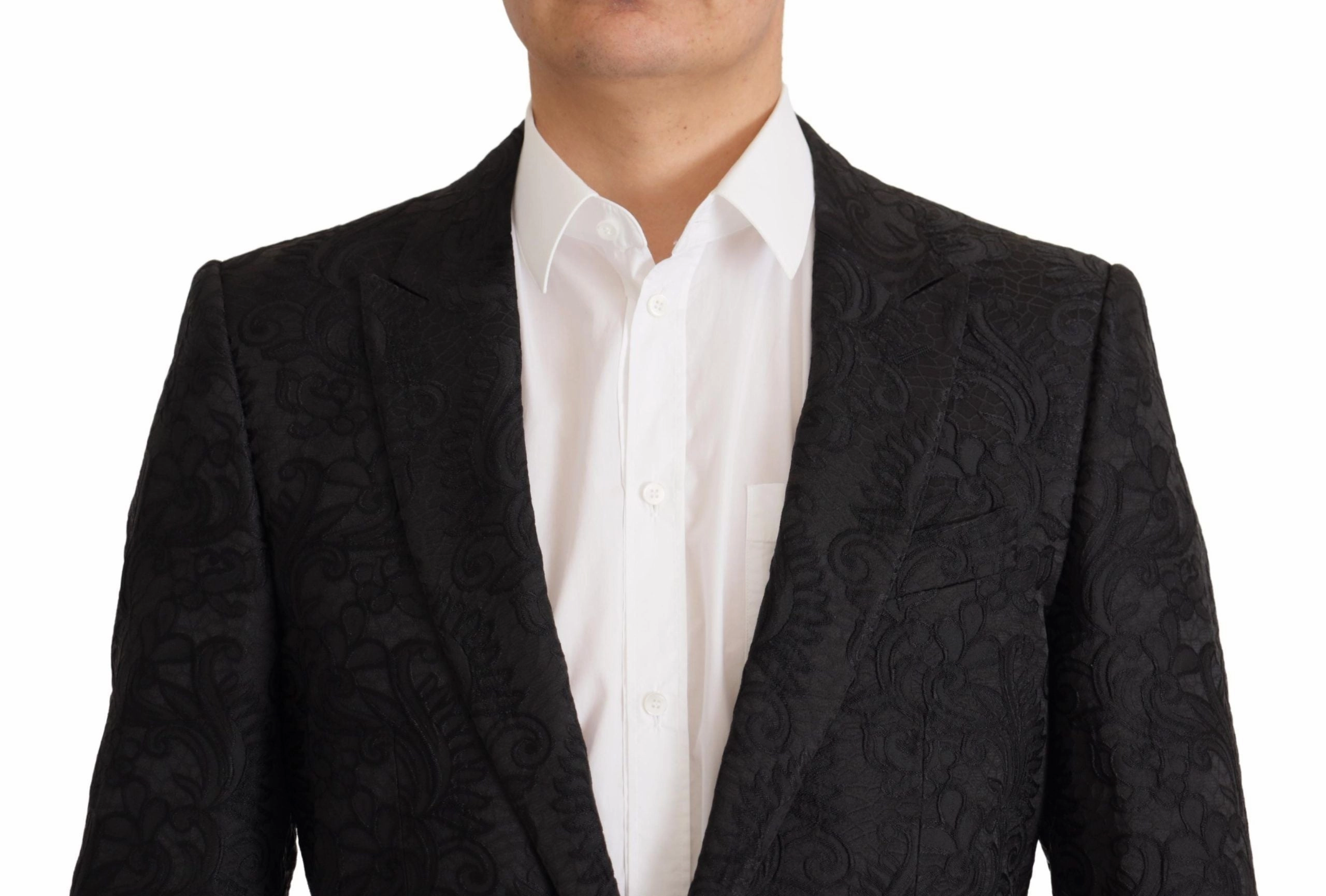 Dolce & Gabbana Glittering Martini Suit Men's Set