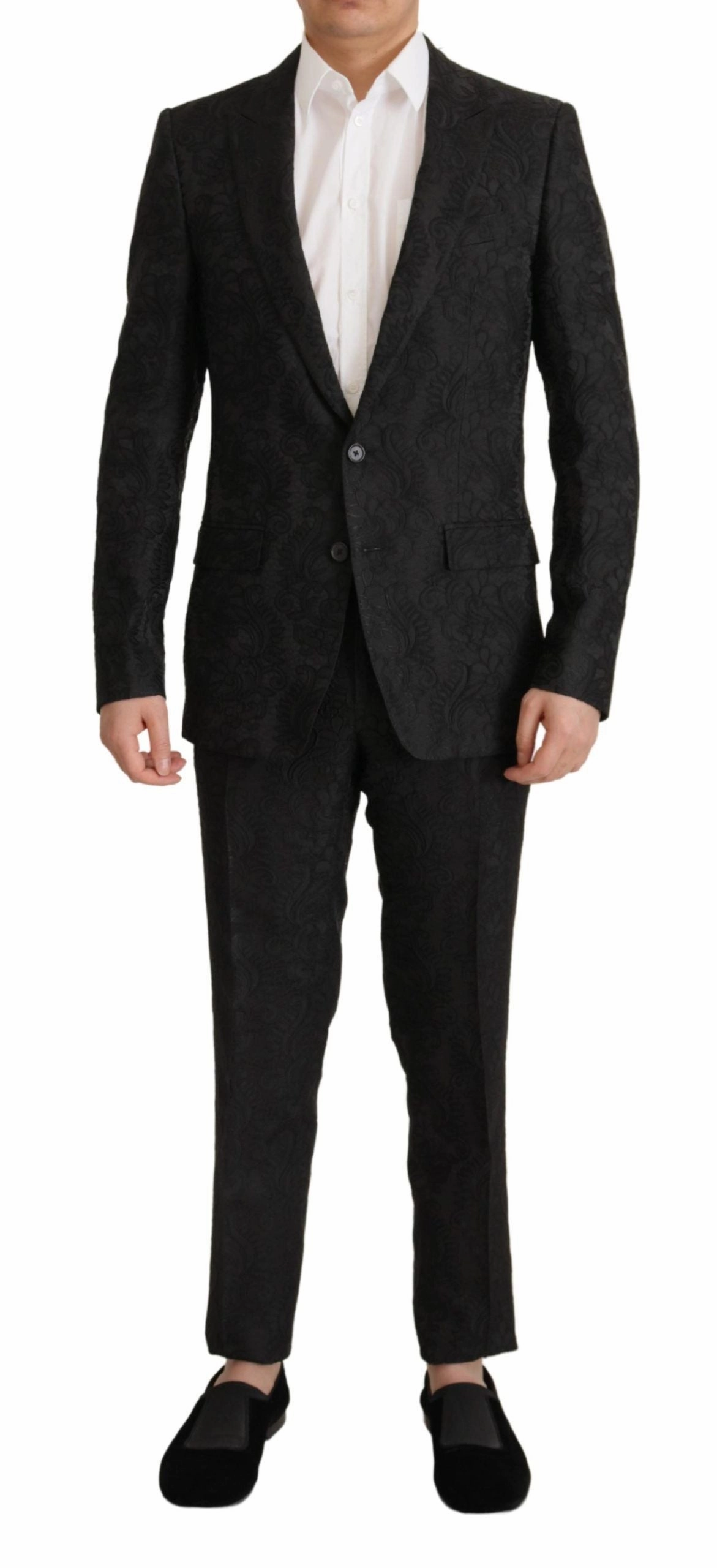 Dolce & Gabbana Glittering Martini Suit Men's Set