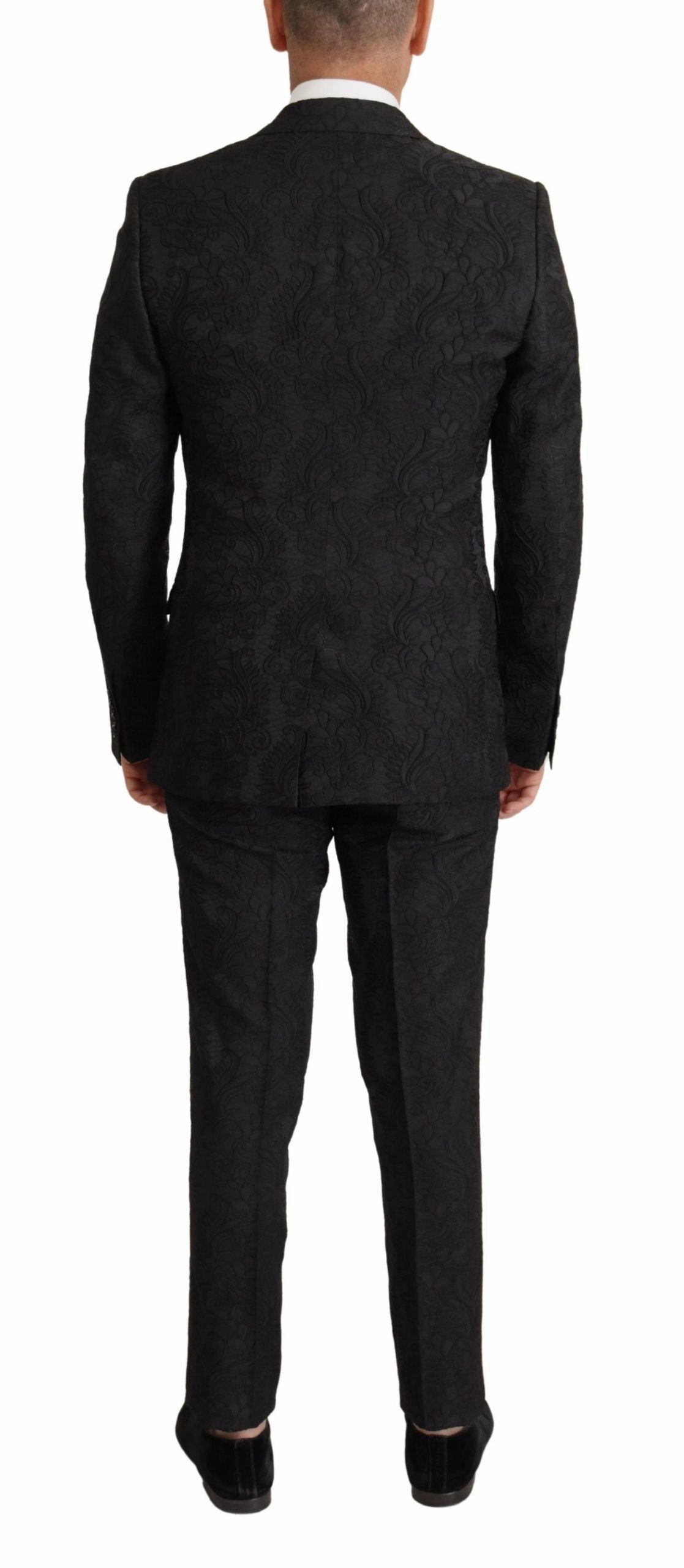 Dolce & Gabbana Glittering Martini Suit Men's Set
