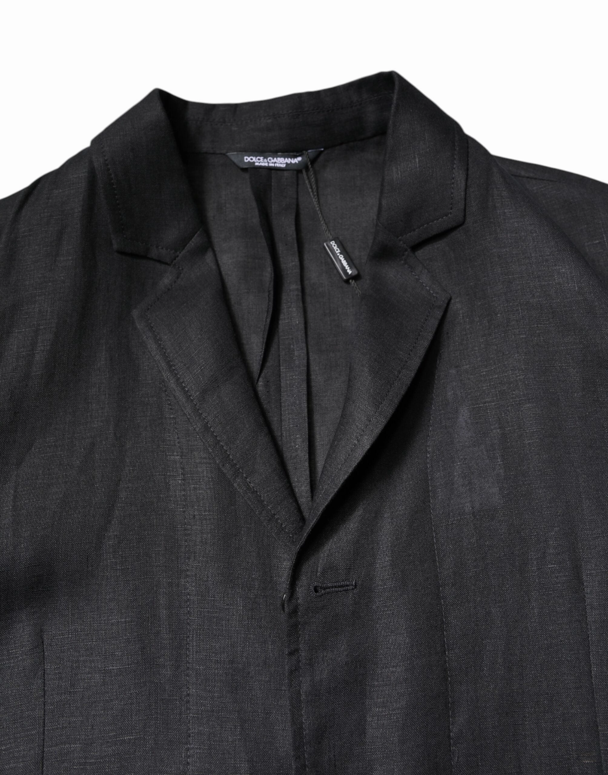 Dolce & Gabbana Linen Single Breasted Men Coat Men's Blazer (Pre-Owned)