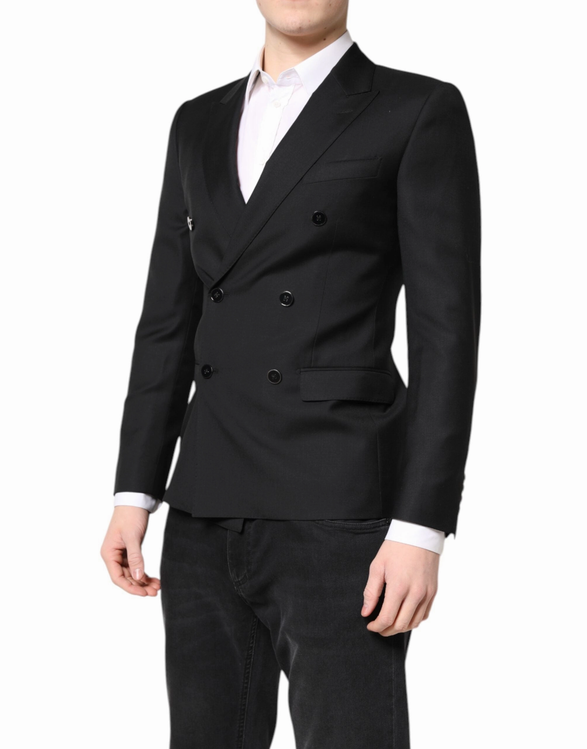 Dolce & Gabbana MARTINI Double Breasted Coat Men's Blazer